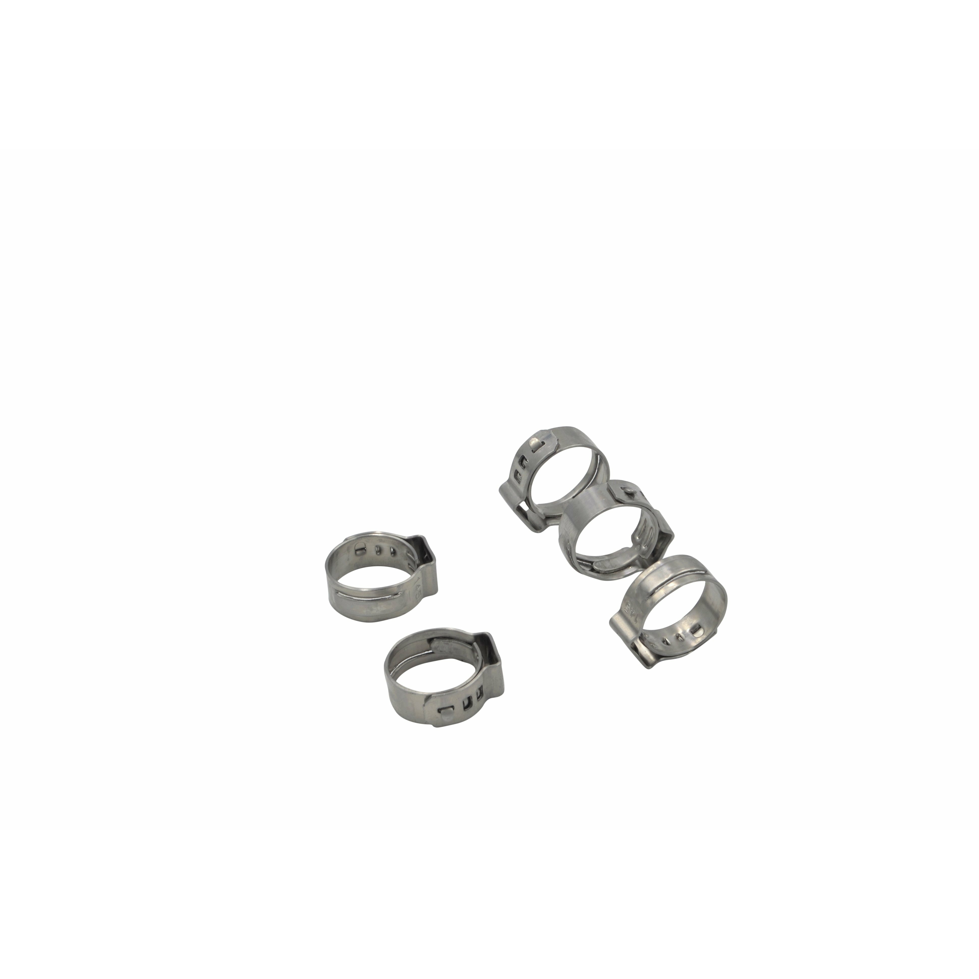 Twin Eagle Imports Grab Kits 100 Piece 304 Stainless Steel 12-14.5mm Ear Hose Clamp
