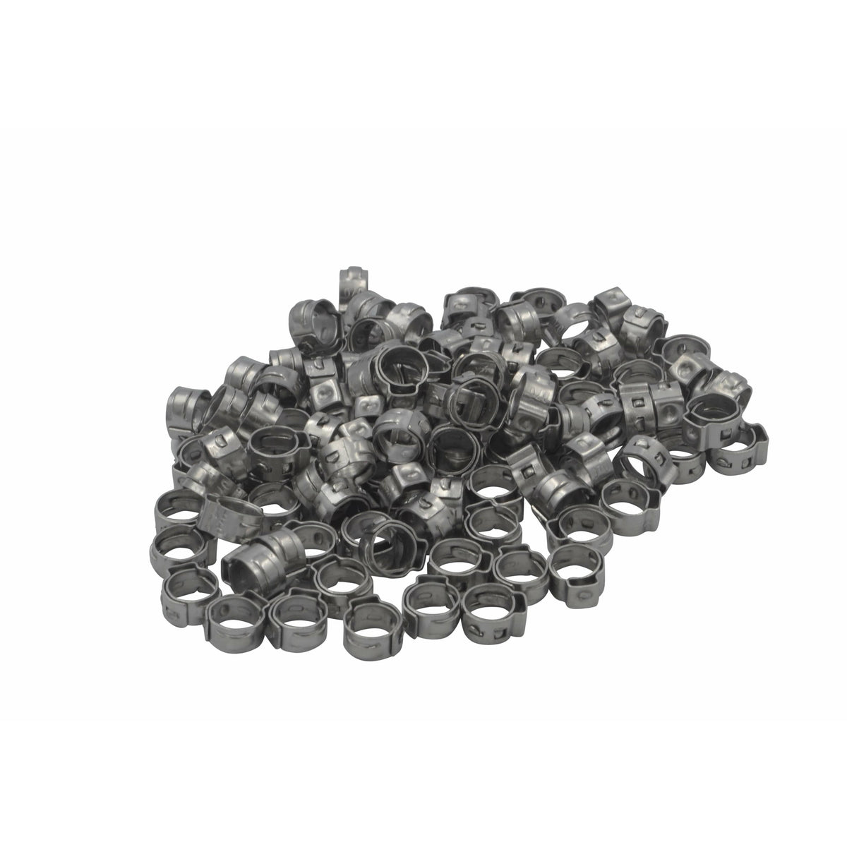 Twin Eagle Imports Grab Kits 100pc 304 Stainless Steel 5.8-7mm Ear Hose Clamp Grab Kit Assortment