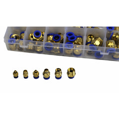 Twin Eagle Imports Grab Kits 102pc PC Series Push in Air Line Grab Kit Assortment