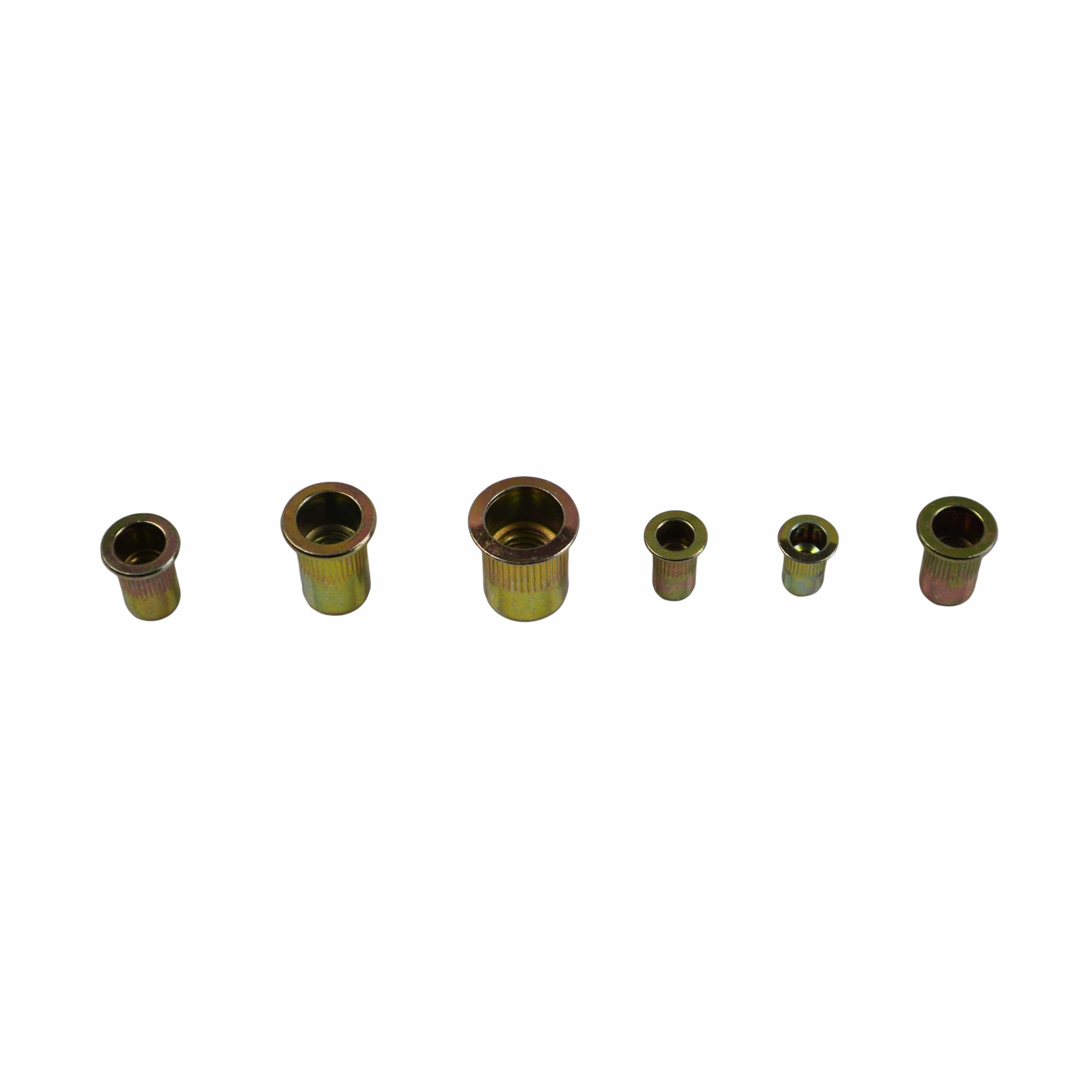 Twin Eagle Imports Grab Kits 120pc Imperial Steel Flange Head Nutserts Grab Kit Assortment