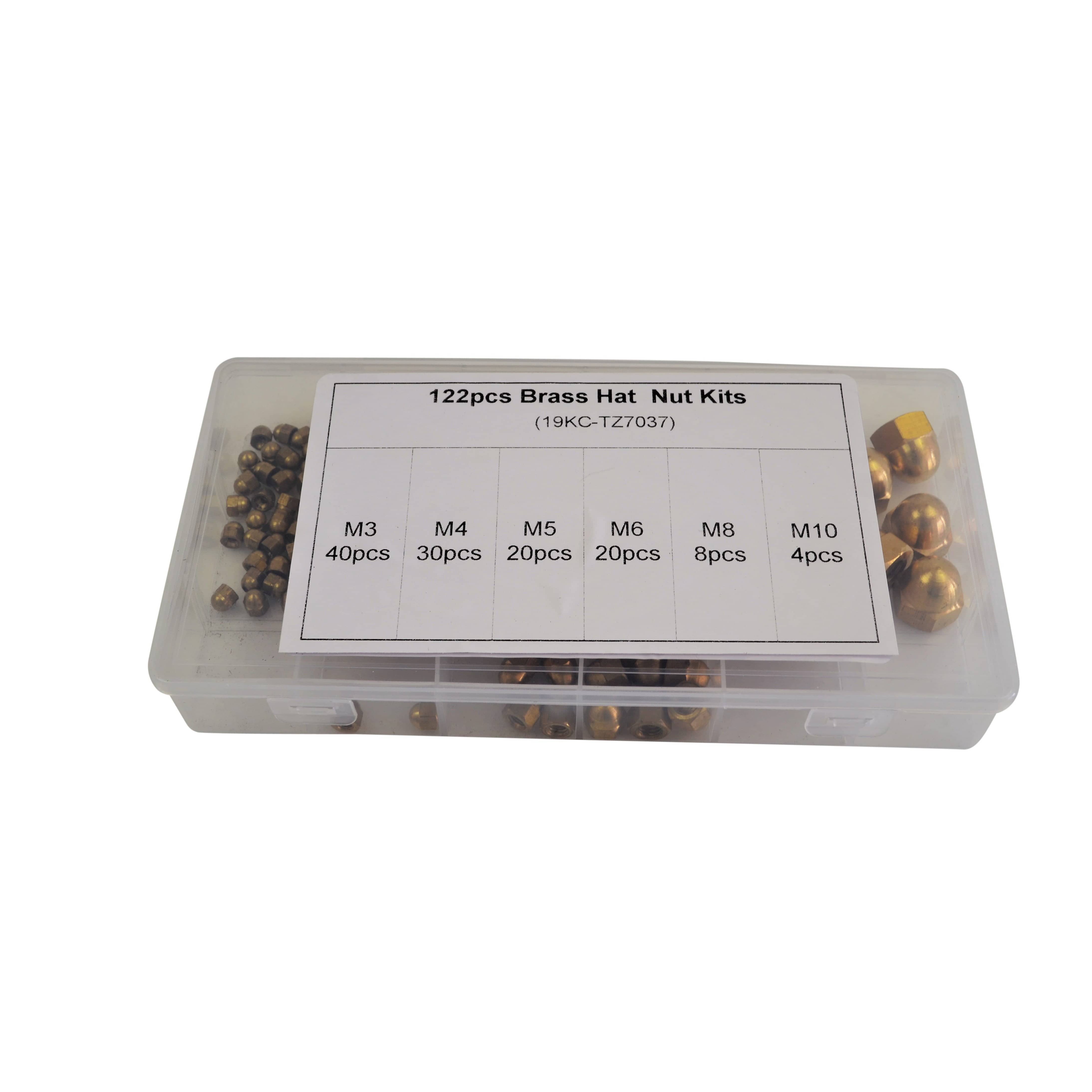 Twin Eagle Imports Grab Kits 122pc Brass Hex Dome Nuts Grab Kit