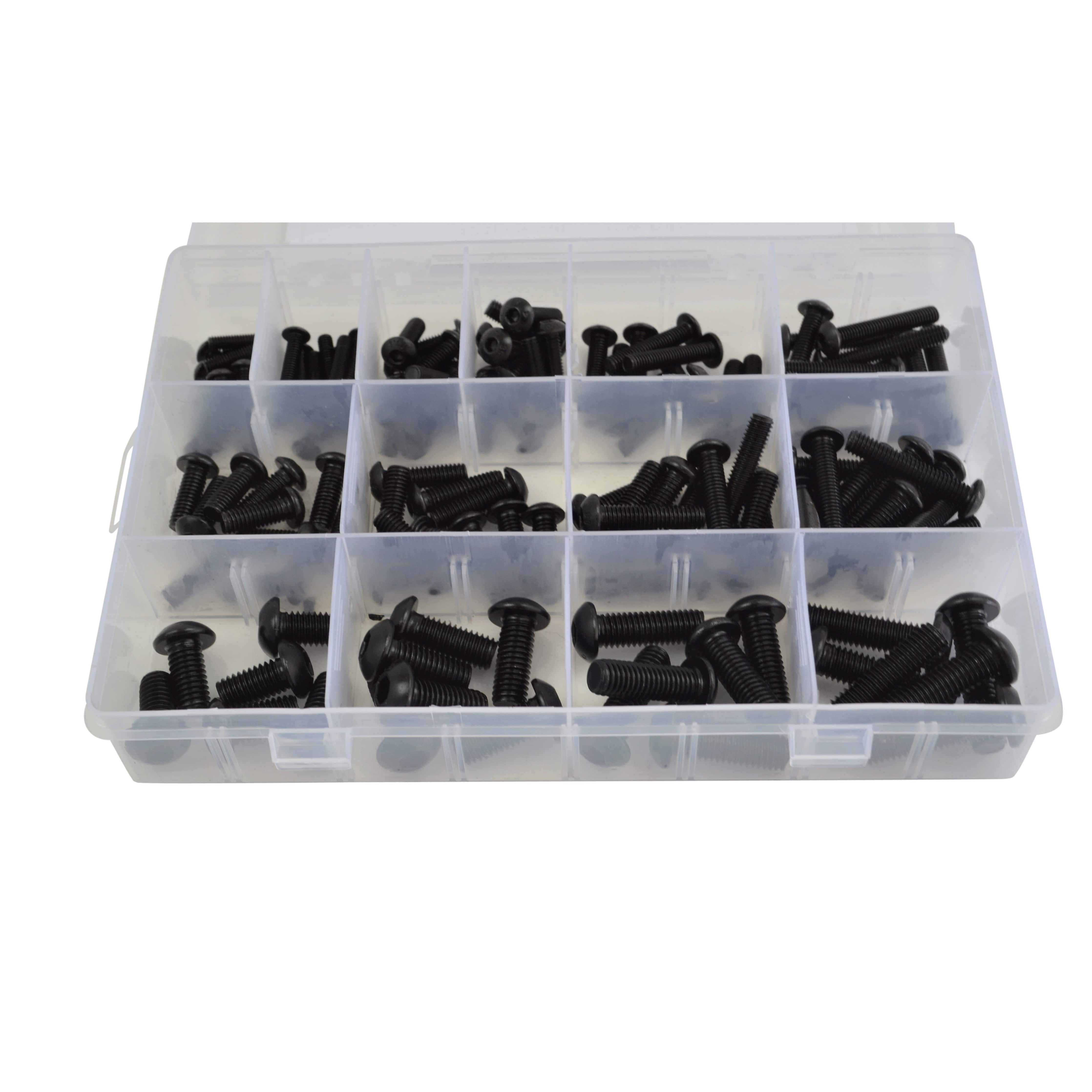 Twin Eagle Imports Grab Kits 124pc Button Head Cap Screw  Grab Kit