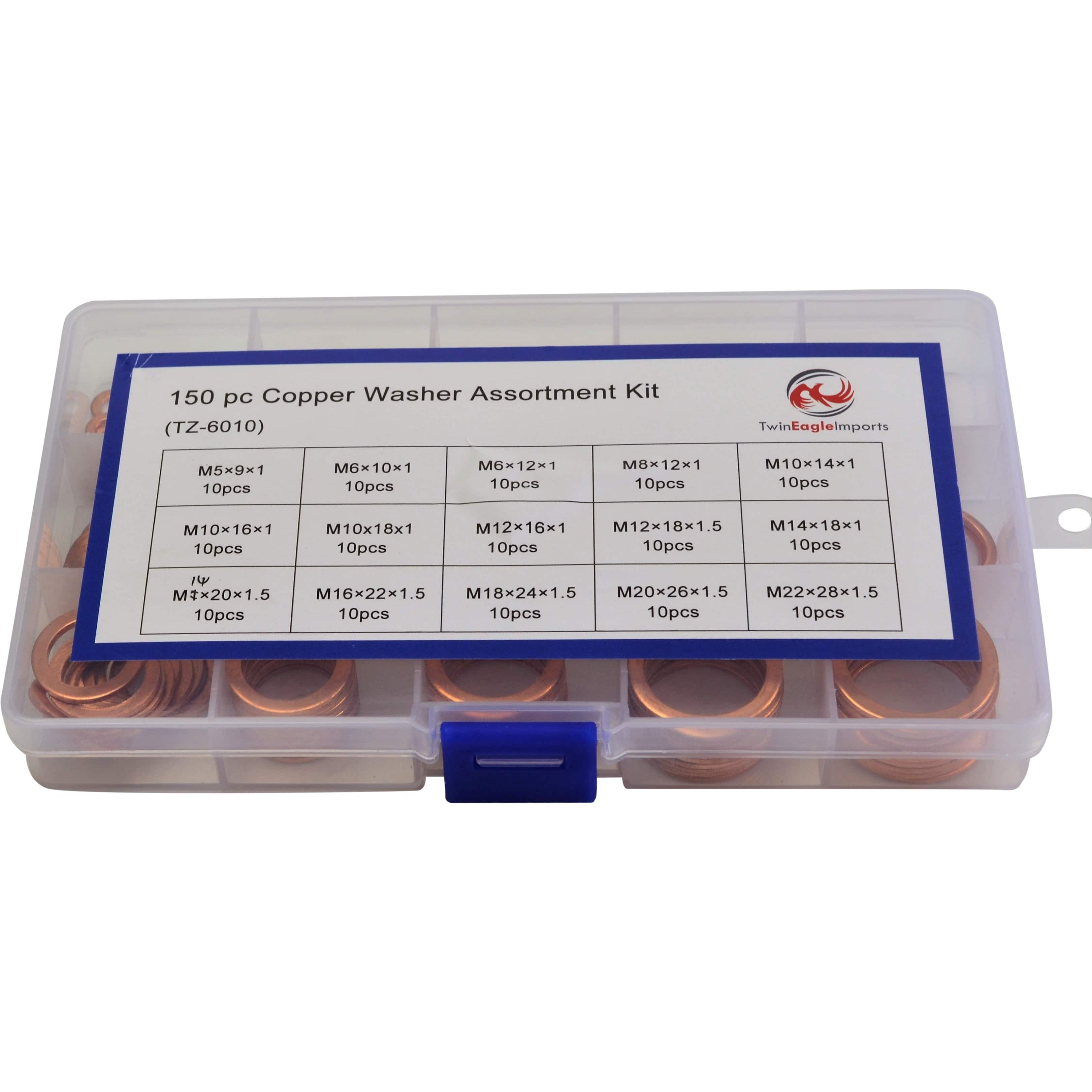 Twin Eagle Imports Grab Kits 150pc Copper Washers Grab Kit