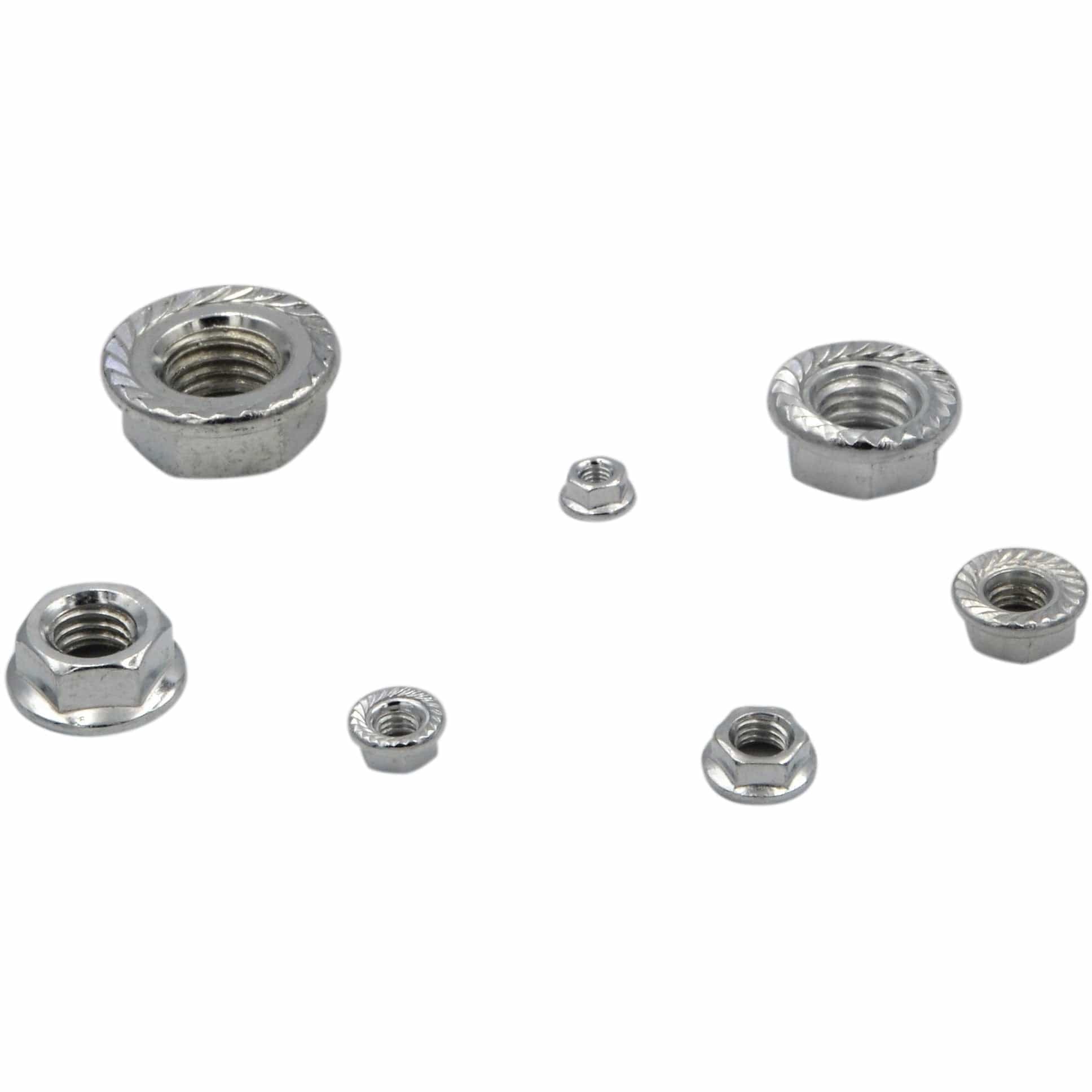 Twin Eagle Imports Grab Kits 150pc Steel Metric Flange Nuts Grab Kit Assortment