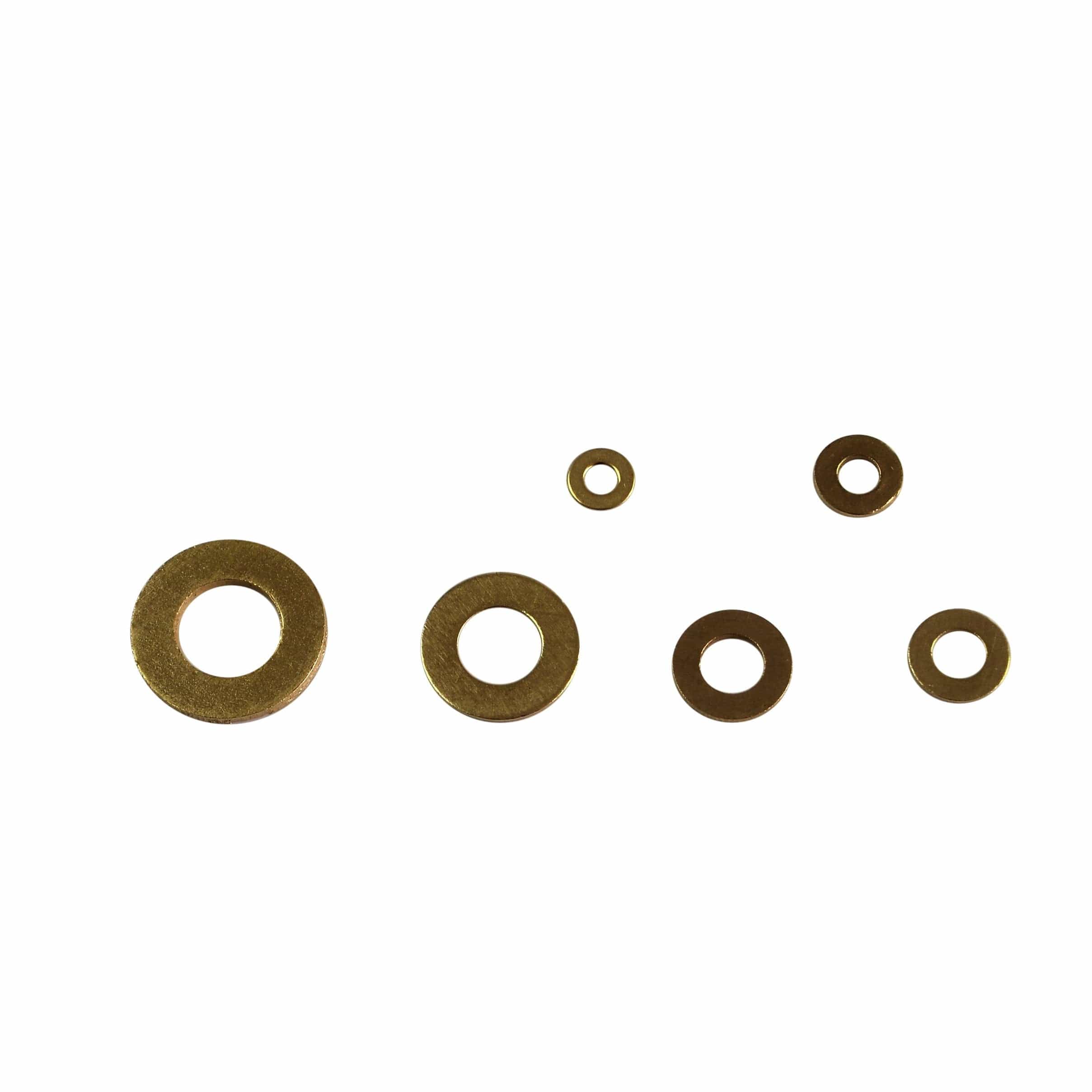 Twin Eagle Imports Grab Kits 250pc Metric Brass Washer Grab Kit Assortment