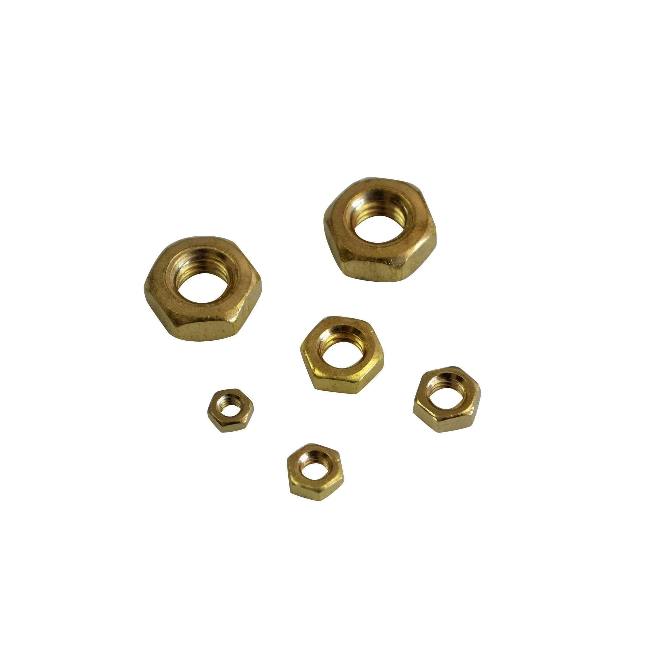 Twin Eagle Imports Grab Kits 280pc Hex Metric Brass Nuts Grab Kit Assortment