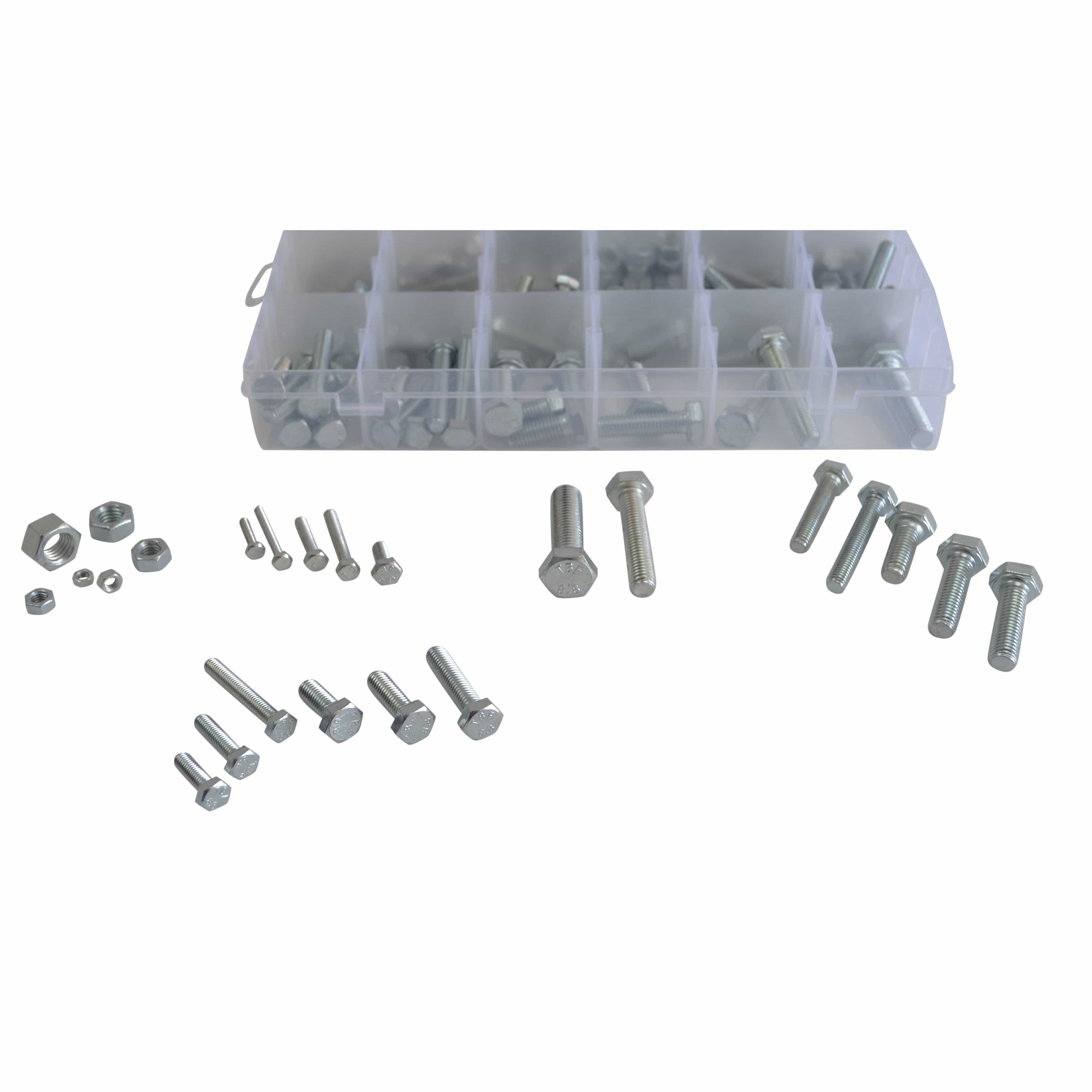 Twin Eagle Imports Grab Kits 316pc High Tensile Hex Head Bolt and Nut