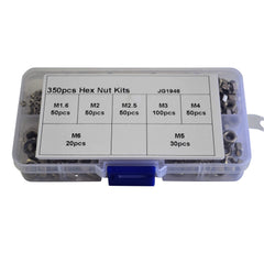 Twin Eagle Imports Grab Kits 350pc Metric Stainless Steel Hex Nut Grab Kit Assortment