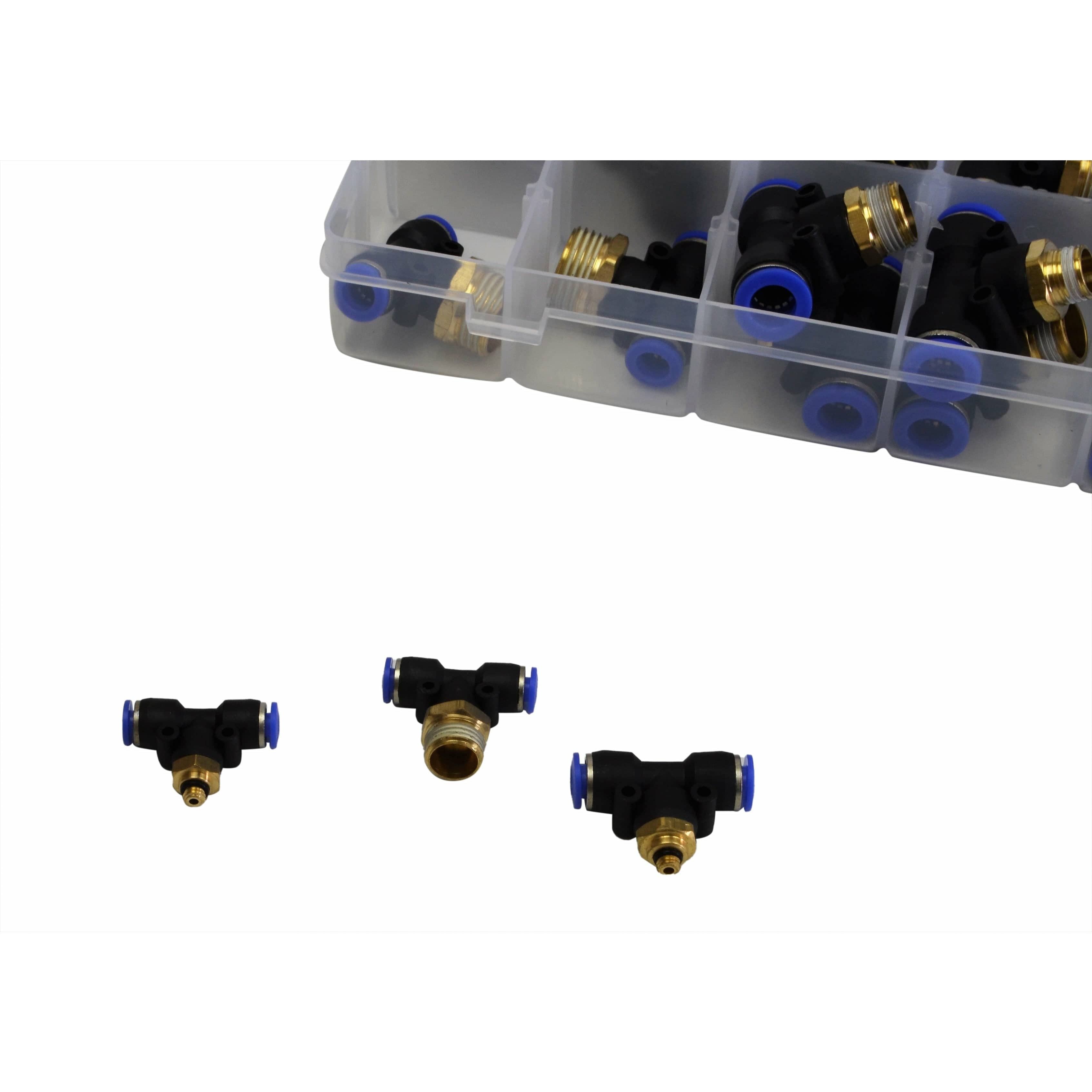 Twin Eagle Imports Grab Kits 40 pc PB series T Pc Push in Grab Kit Assortment