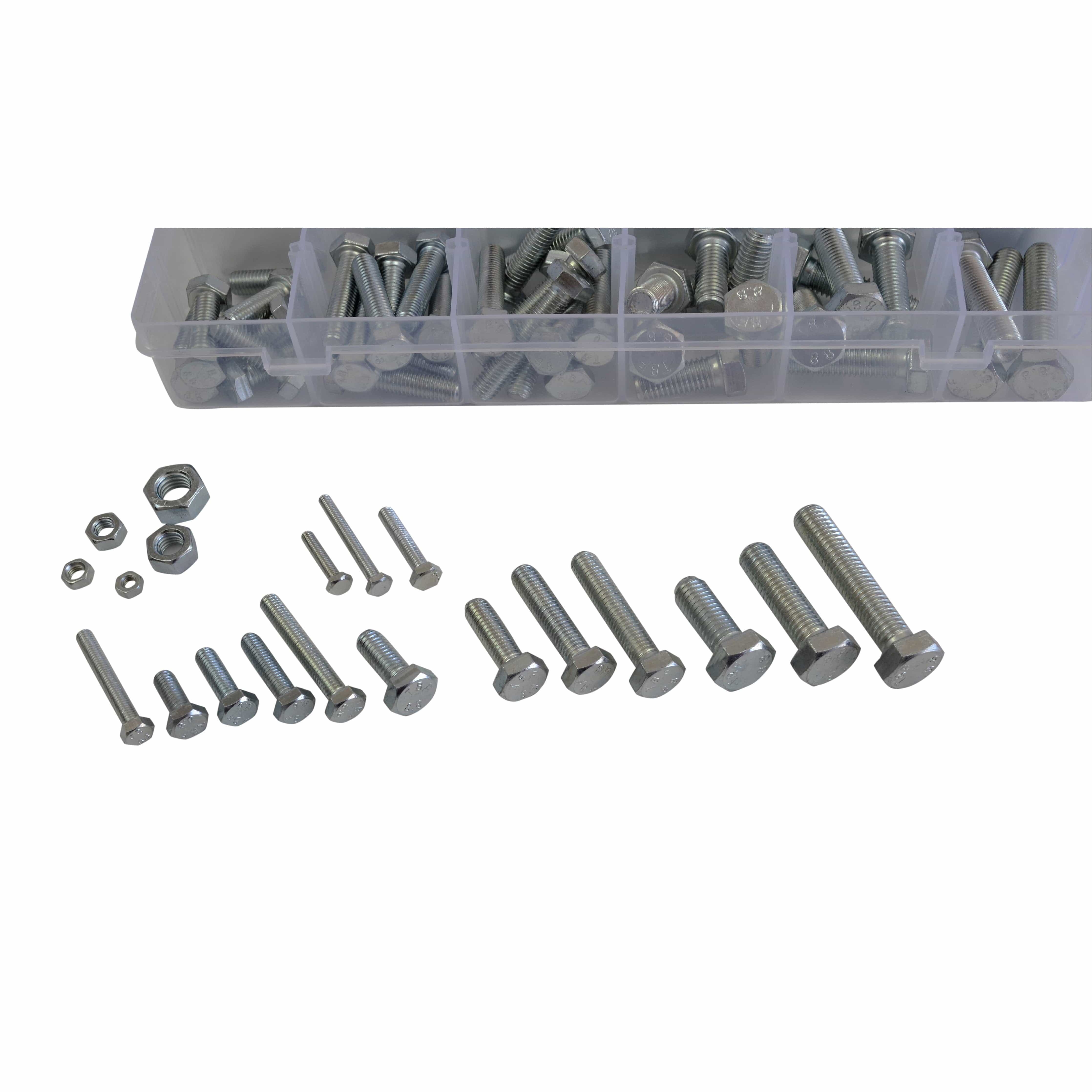 Twin Eagle Imports Grab Kits 424pc High Tensile Metric Nut and Bolt Grab Kit