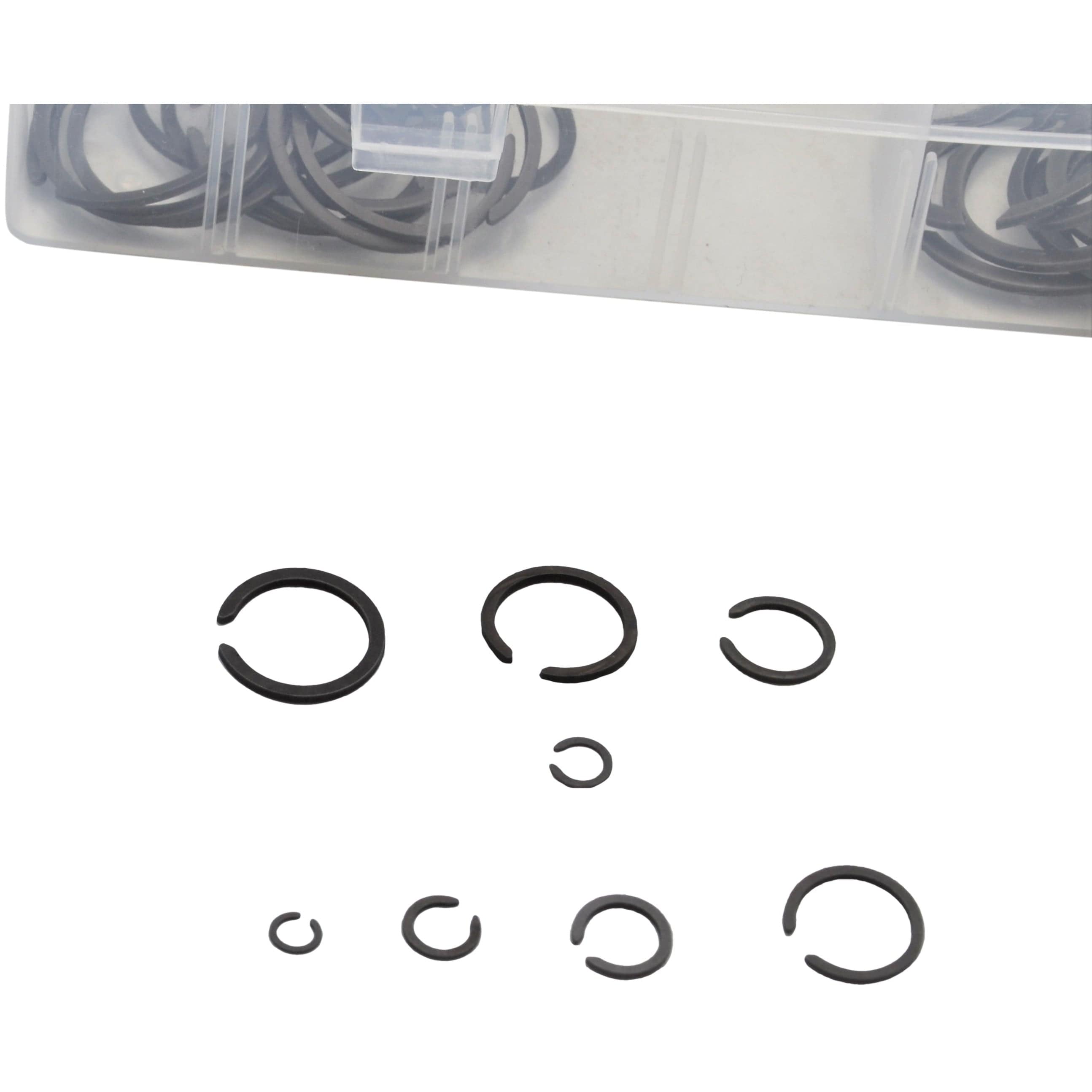 Twin Eagle Imports Grab Kits 430pc 65 Mn Metric Snap Ring Retainer Grab Kit Assortment