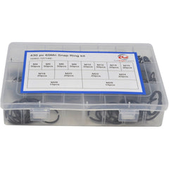 Twin Eagle Imports Grab Kits 430pc 65 Mn Metric Snap Ring Retainer Grab Kit Assortment