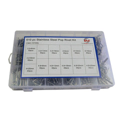 Twin Eagle Imports Grab Kits 510pc 304 Stainless Steel Pop Rivit Grab Kit