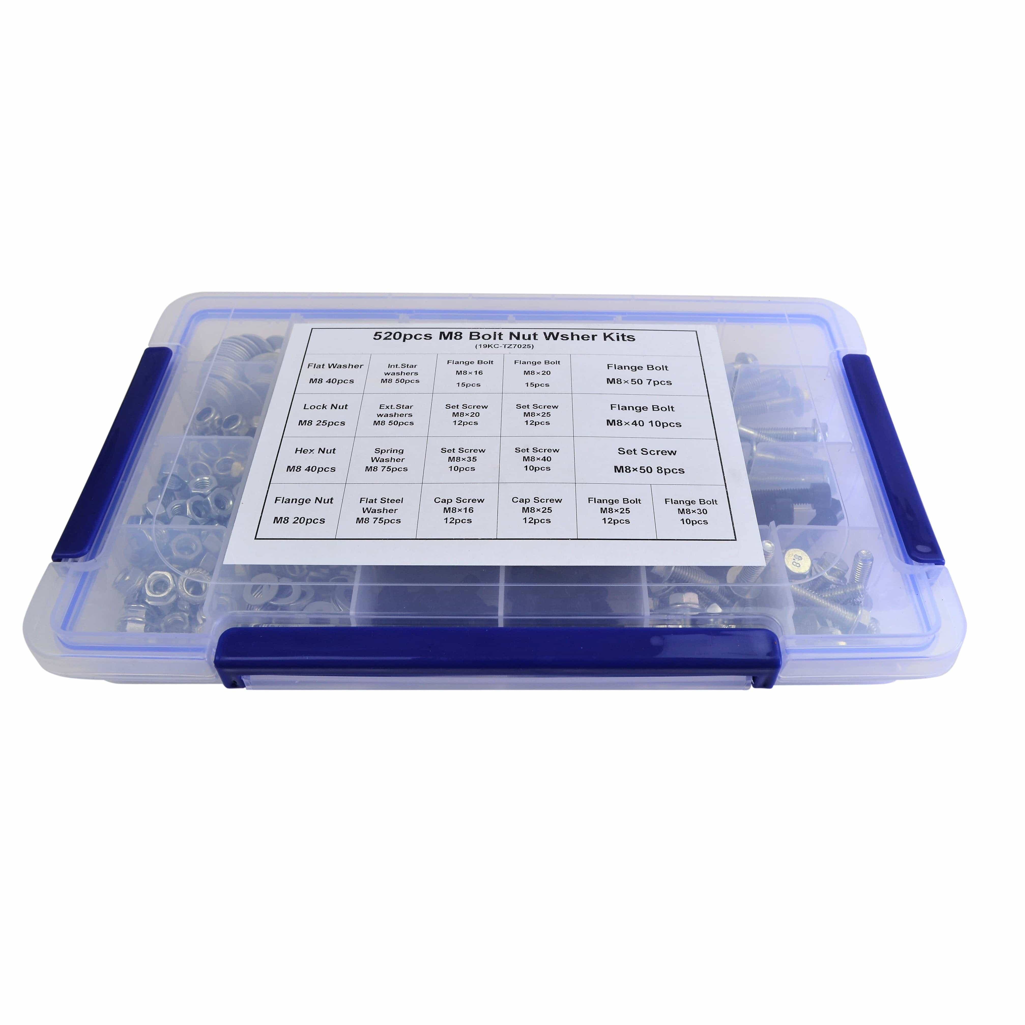 Twin Eagle Imports Grab Kits 520pc High Tensile Cap Screw Bolts Grab Kit