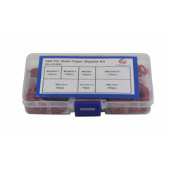 Twin Eagle Imports Grab Kits 560pc Red Steel Paper Washer Grab Kit