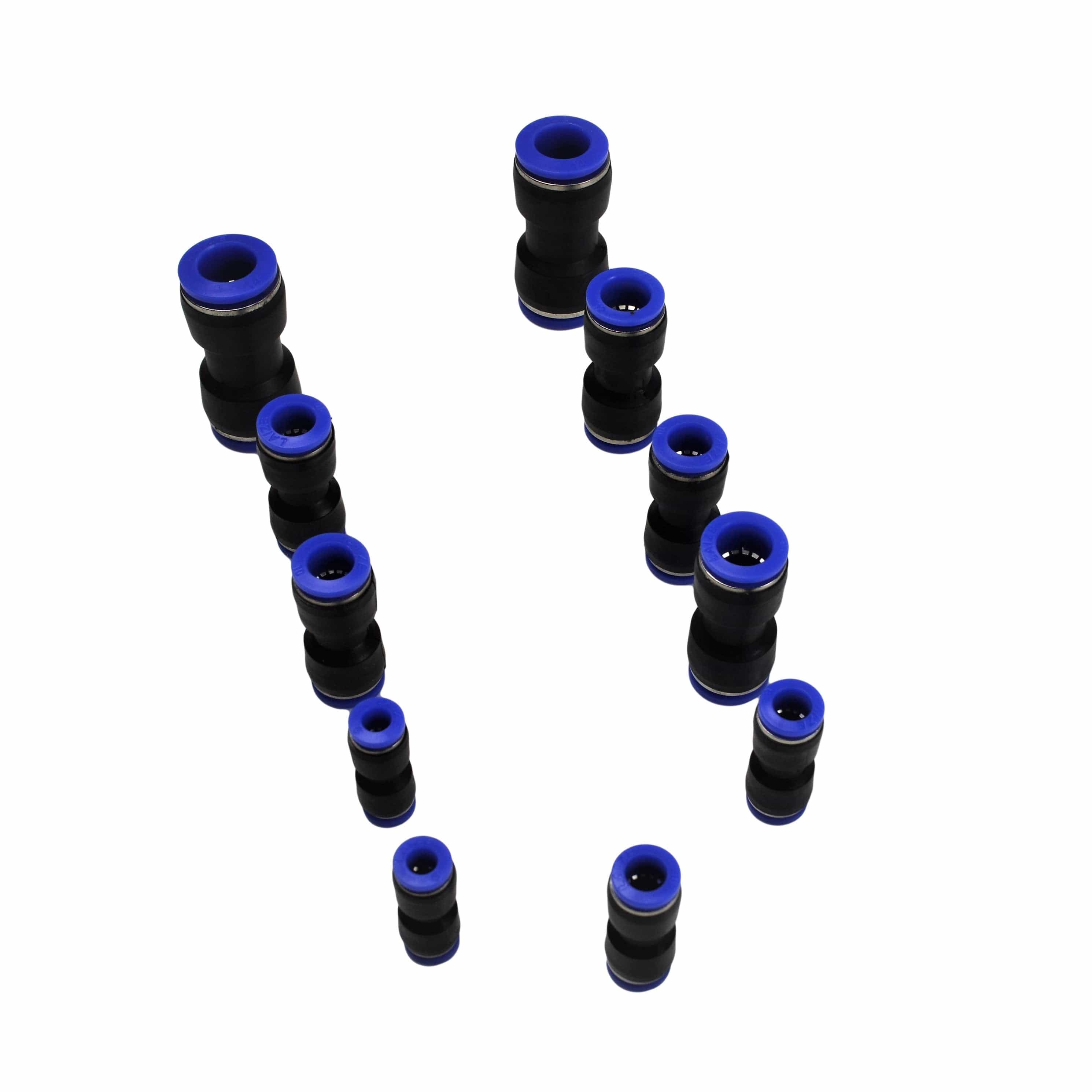 Twin Eagle Imports Grab Kits 58 pc Pushfit air joiner Metric Quick Connect Grab Kit Assortment