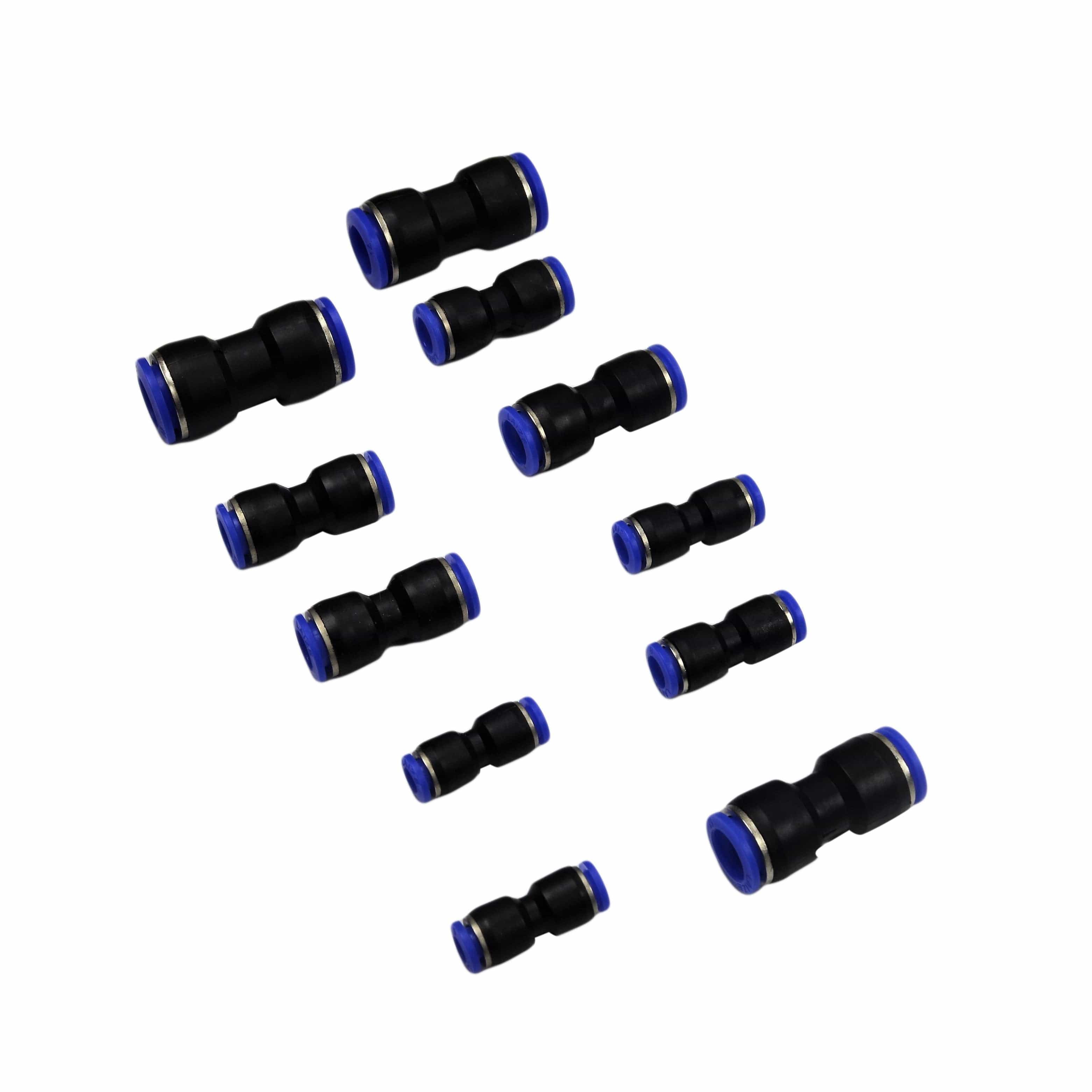 Twin Eagle Imports Grab Kits 58 pc Pushfit air joiner Metric Quick Connect Grab Kit Assortment