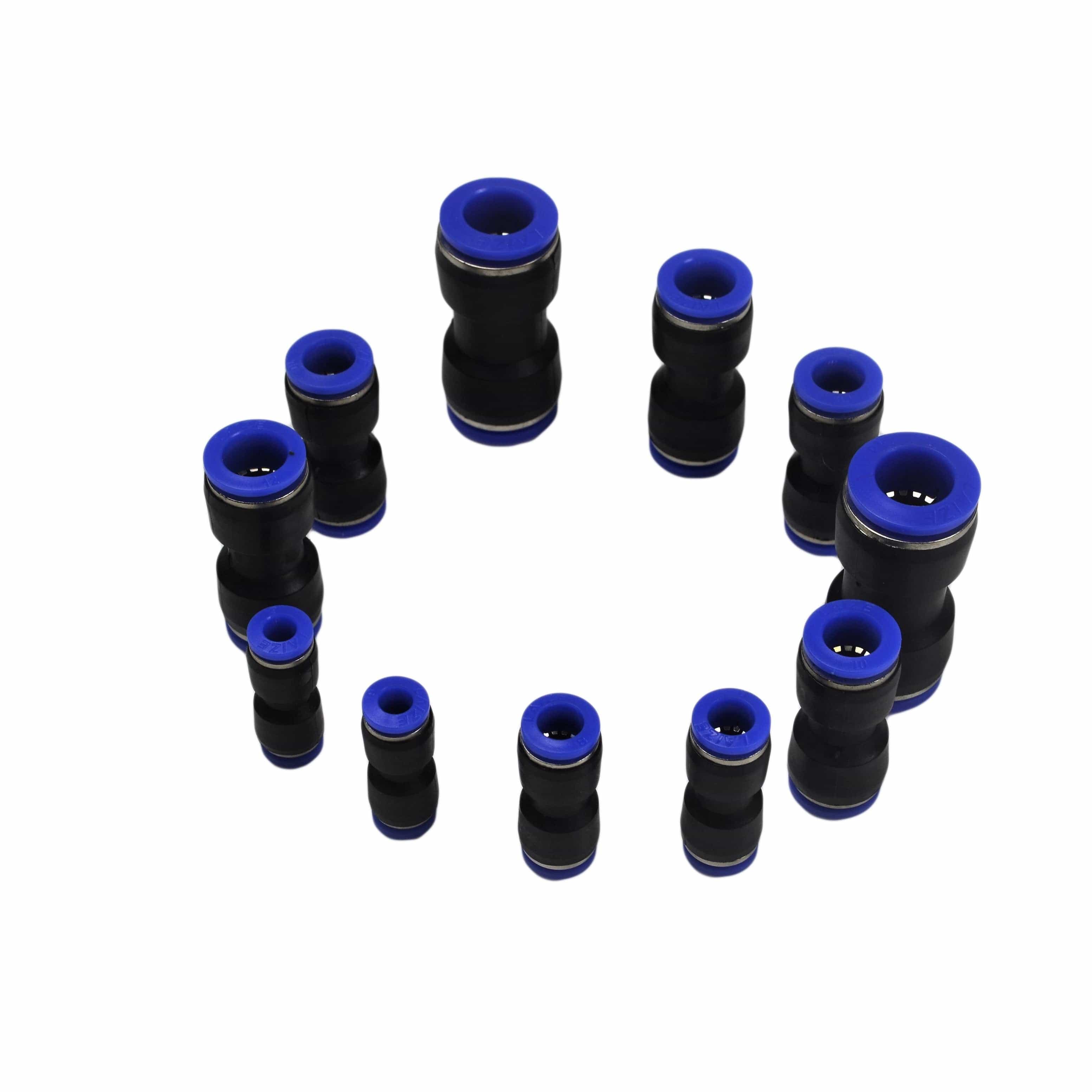 Twin Eagle Imports Grab Kits 58 pc Pushfit air joiner Metric Quick Connect Grab Kit Assortment