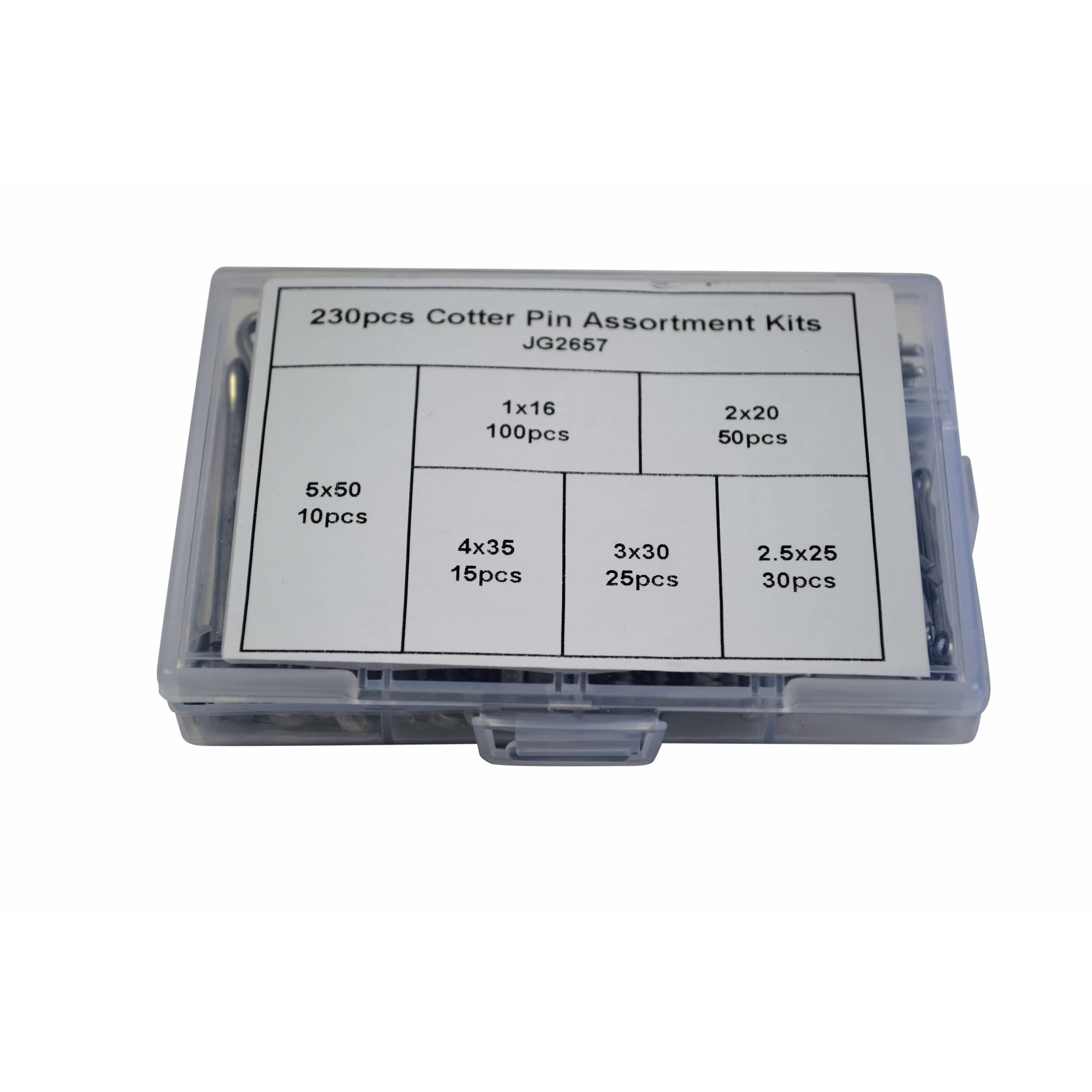 Twin Eagle Imports Grab Kits 60pc Metric Clevis Pin Kit and 230pc Metric Cotter Pin Grab Kit