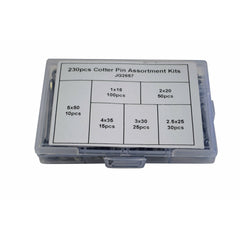 Twin Eagle Imports Grab Kits 60pc Metric Clevis Pin Kit and 230pc Metric Cotter Pin Grab Kit