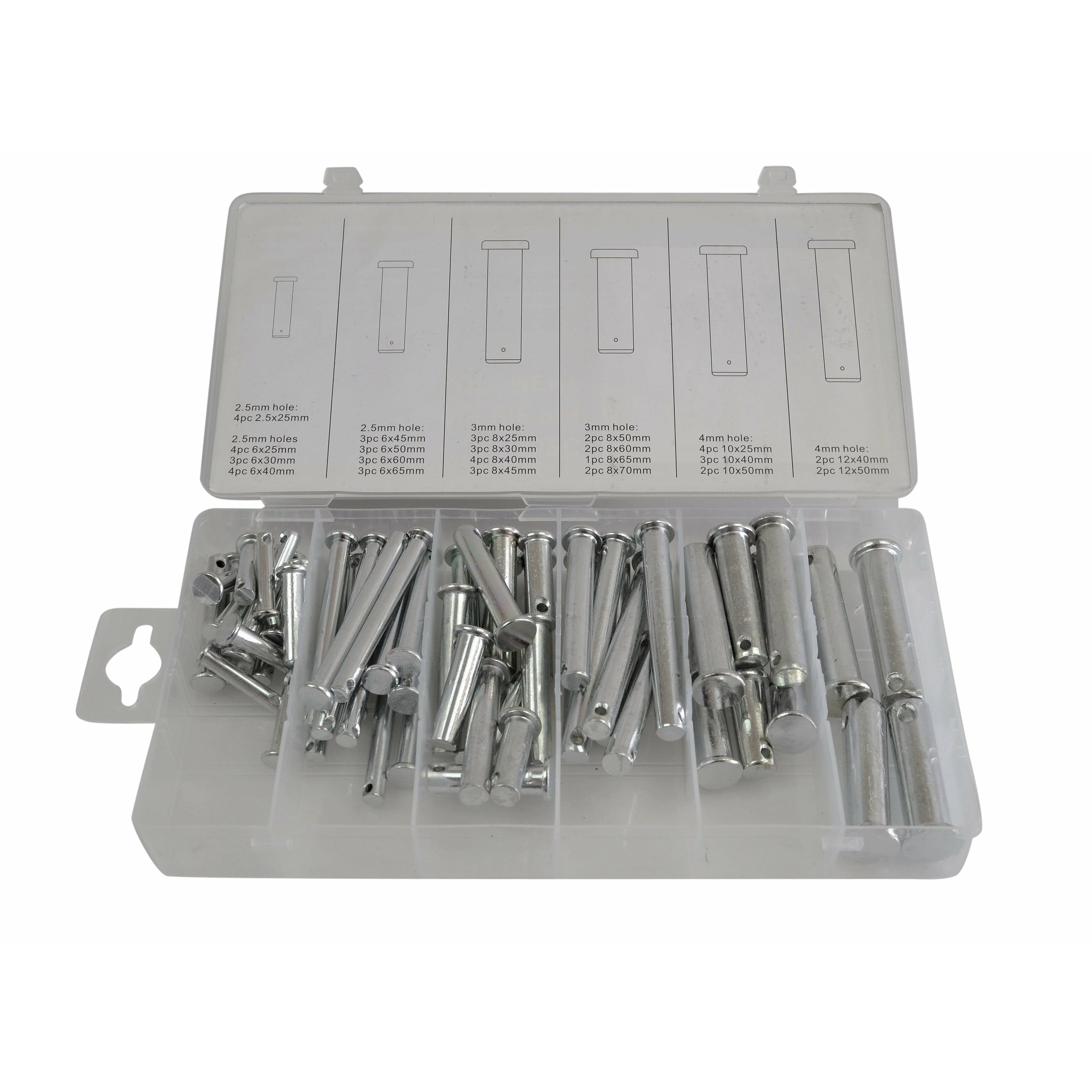 Twin Eagle Imports Grab Kits 60pc Metric Clevis Pin Kit and 230pc Metric Cotter Pin Grab Kit