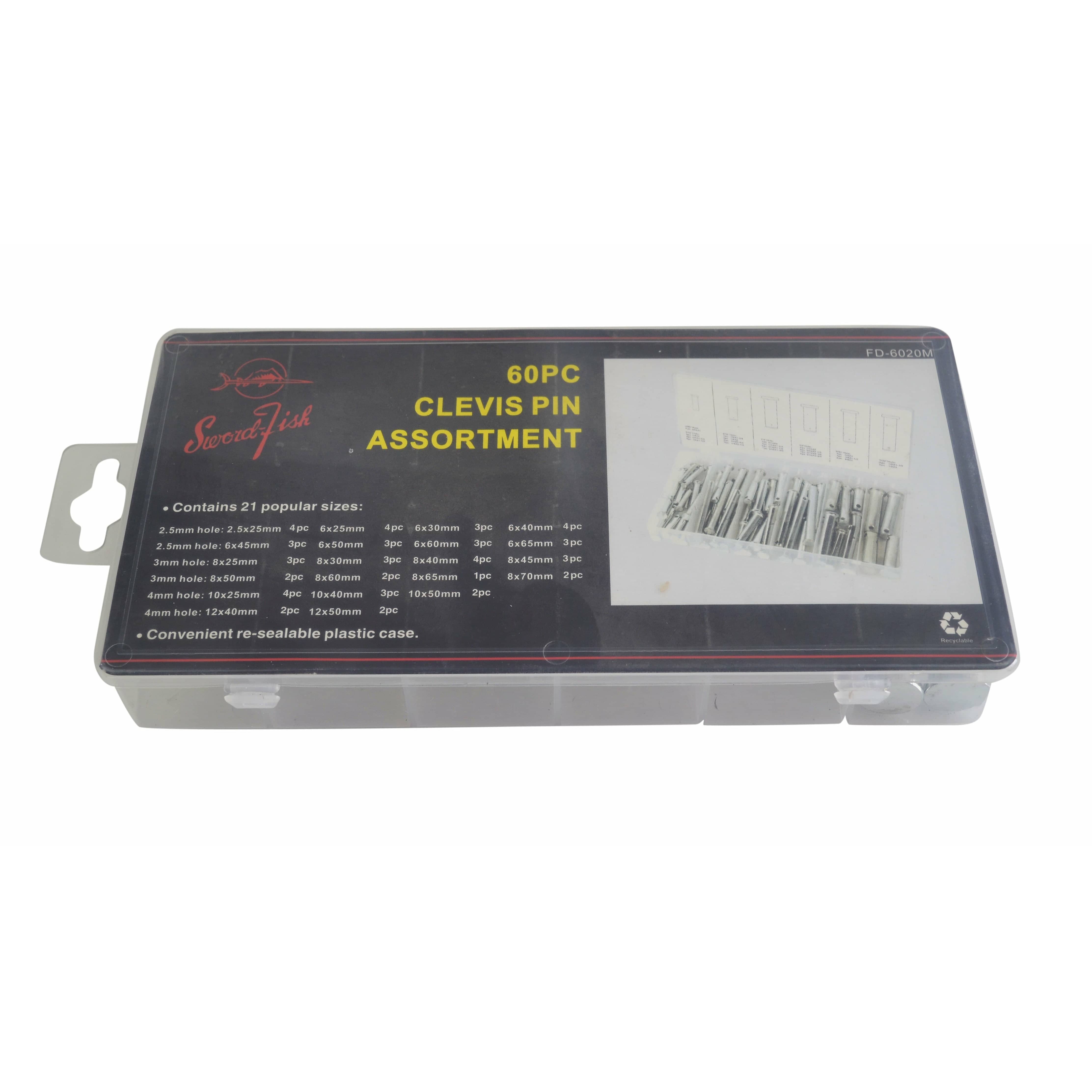 Twin Eagle Imports Grab Kits 60pc Metric Clevis Pin Kit and 230pc Metric Cotter Pin Grab Kit