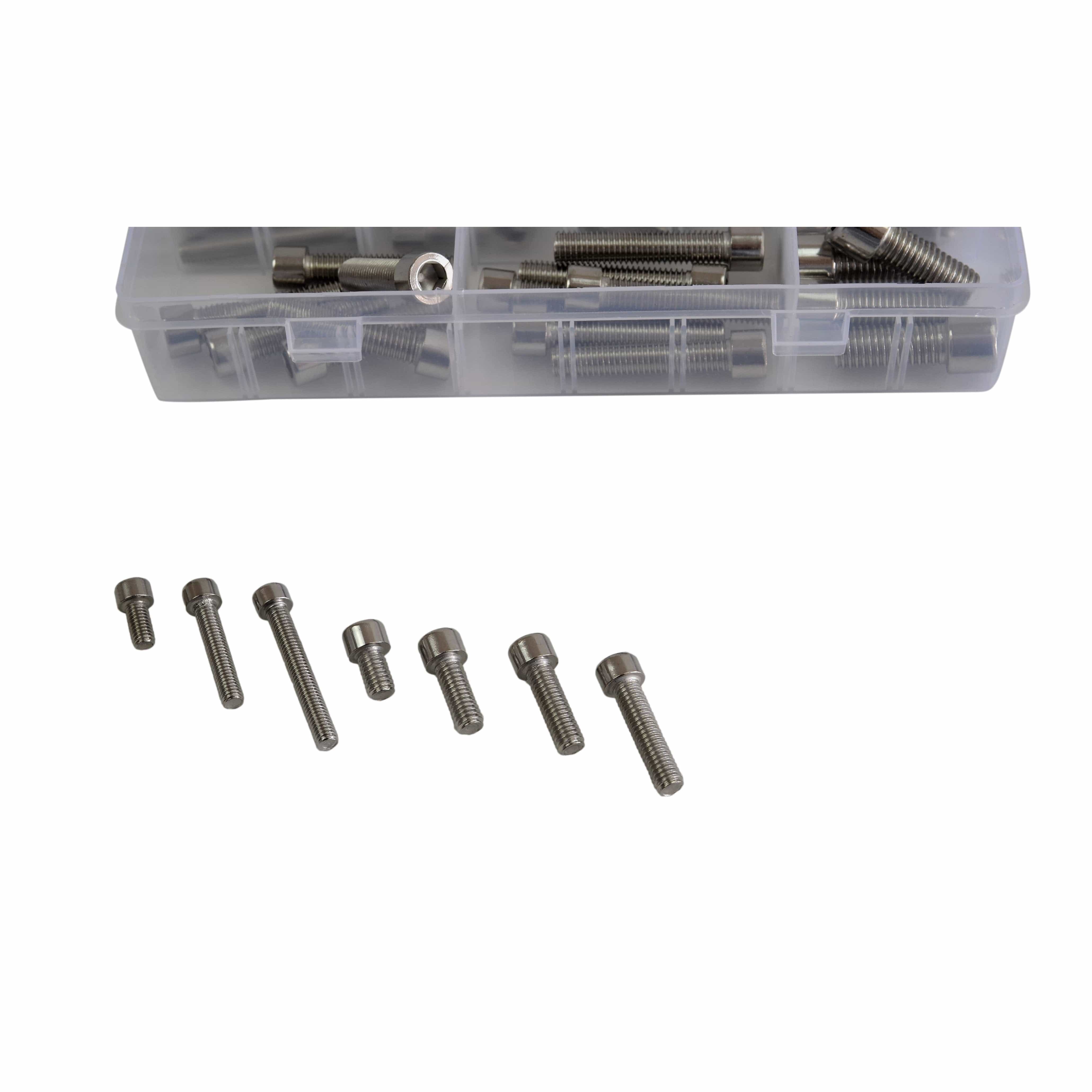 Twin Eagle Imports Grab Kits 90pc Stainless Steel Cap Screw Bolt Assortment  Grab Kit