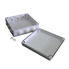 Twin Eagle Imports Junction Box 200x200x80 mm ABS Plastic IP65 Waterproof Junction Box