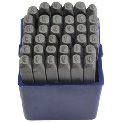 Twin Eagle Imports Letter and Number Stamp Punches 2mm Letter and Number Stamp Punch 36 Piece