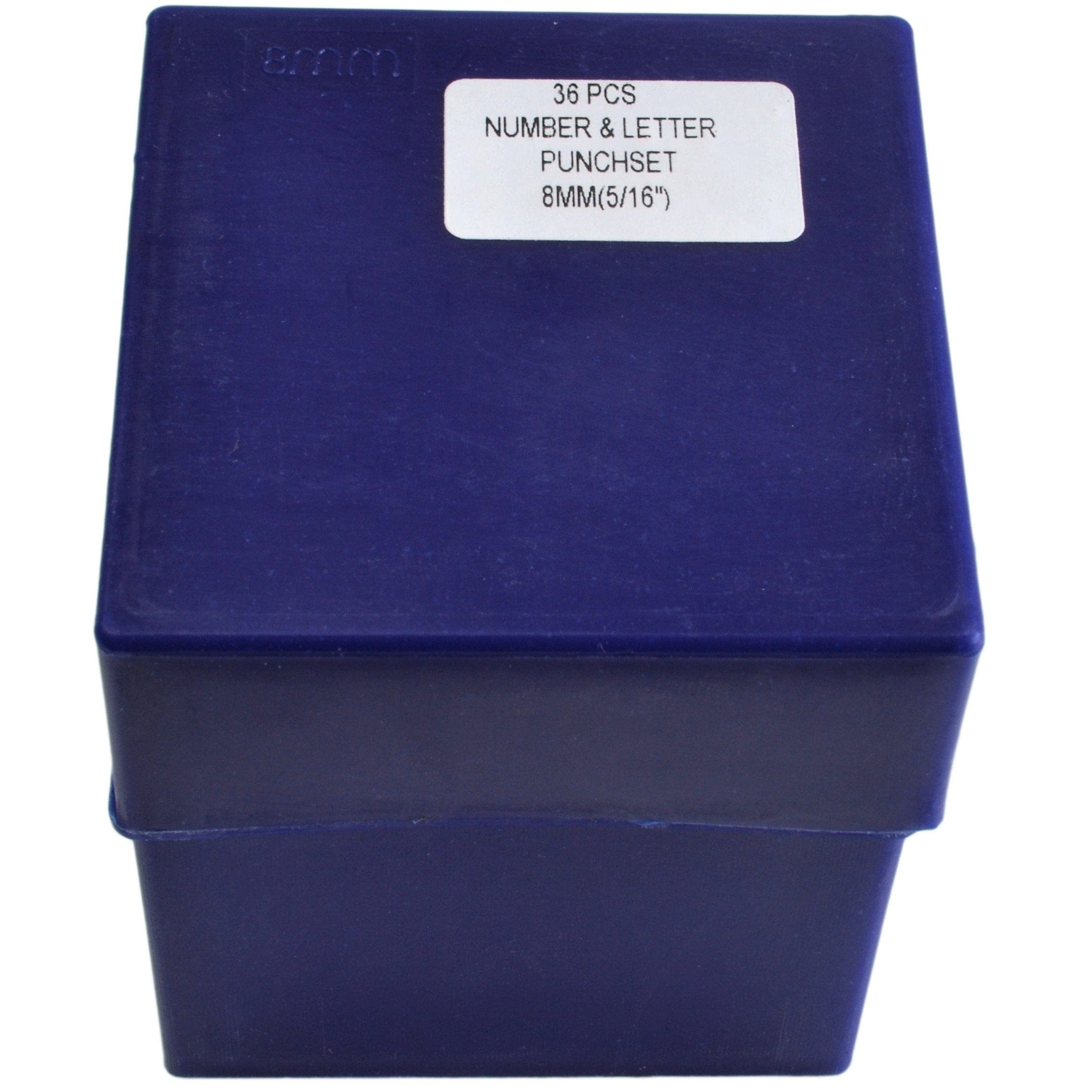 Twin Eagle Imports Letter and Number Stamp Punches 8mm Letter and Number Stamp Punch 36 piece