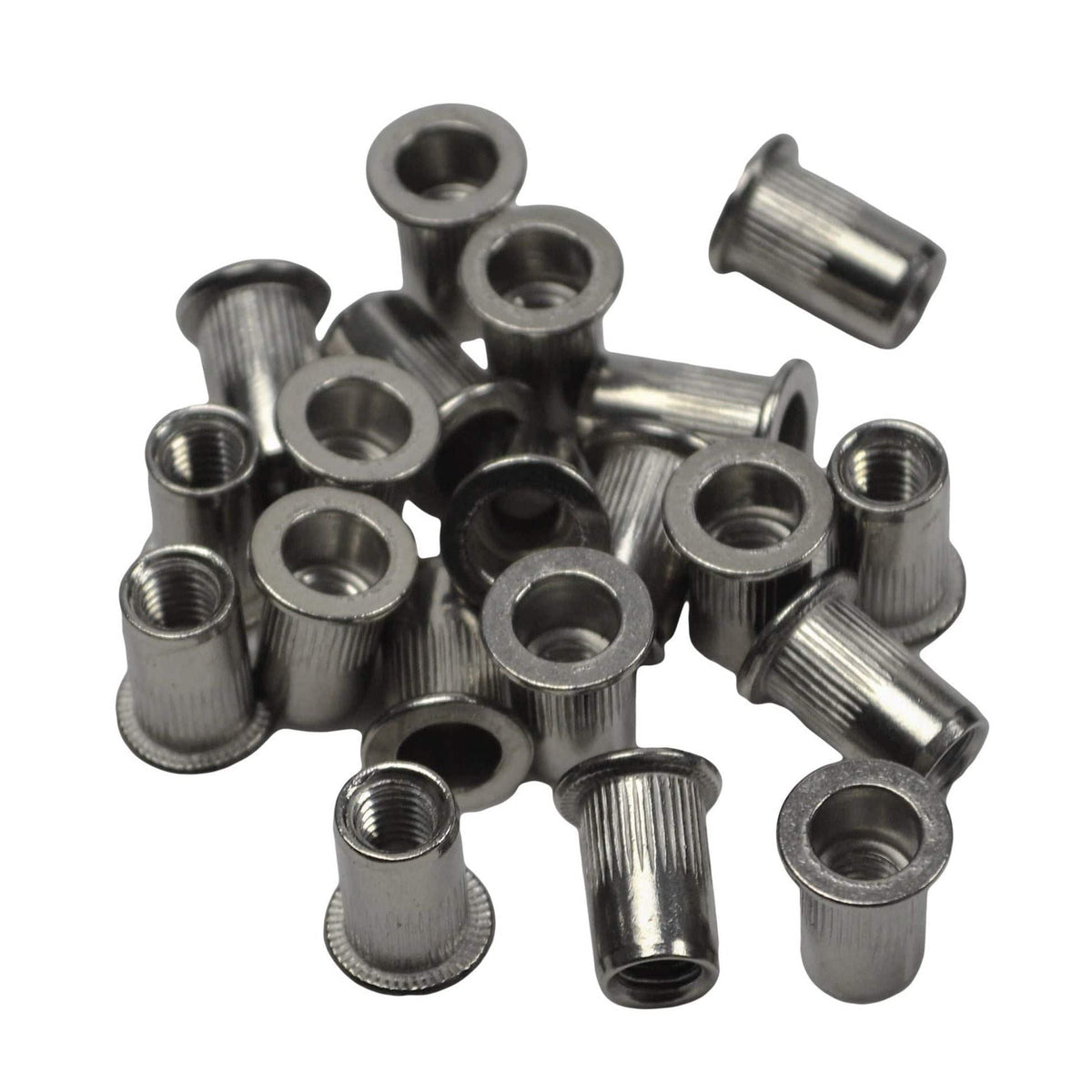 Twin Eagle Imports Nutserts 50 / M6 304 Stainless Steel Coarse Metric Nutsert Rivnuts M3 M4 M5 M6 M8 M10