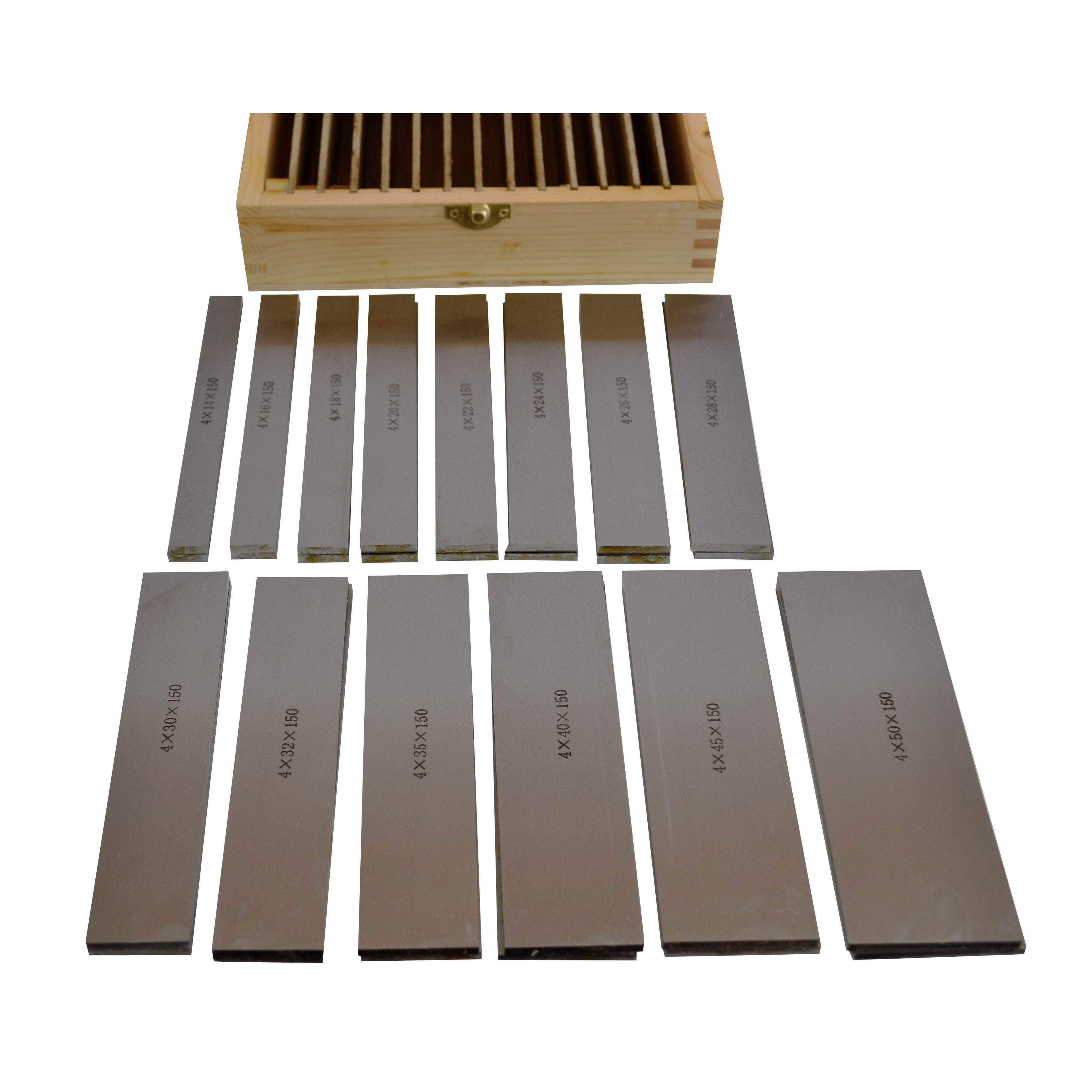 Twin Eagle Imports Parallel Bars 14 Pairs Parallel Steel Gauge Block Set 28 Piece 4mm Thick