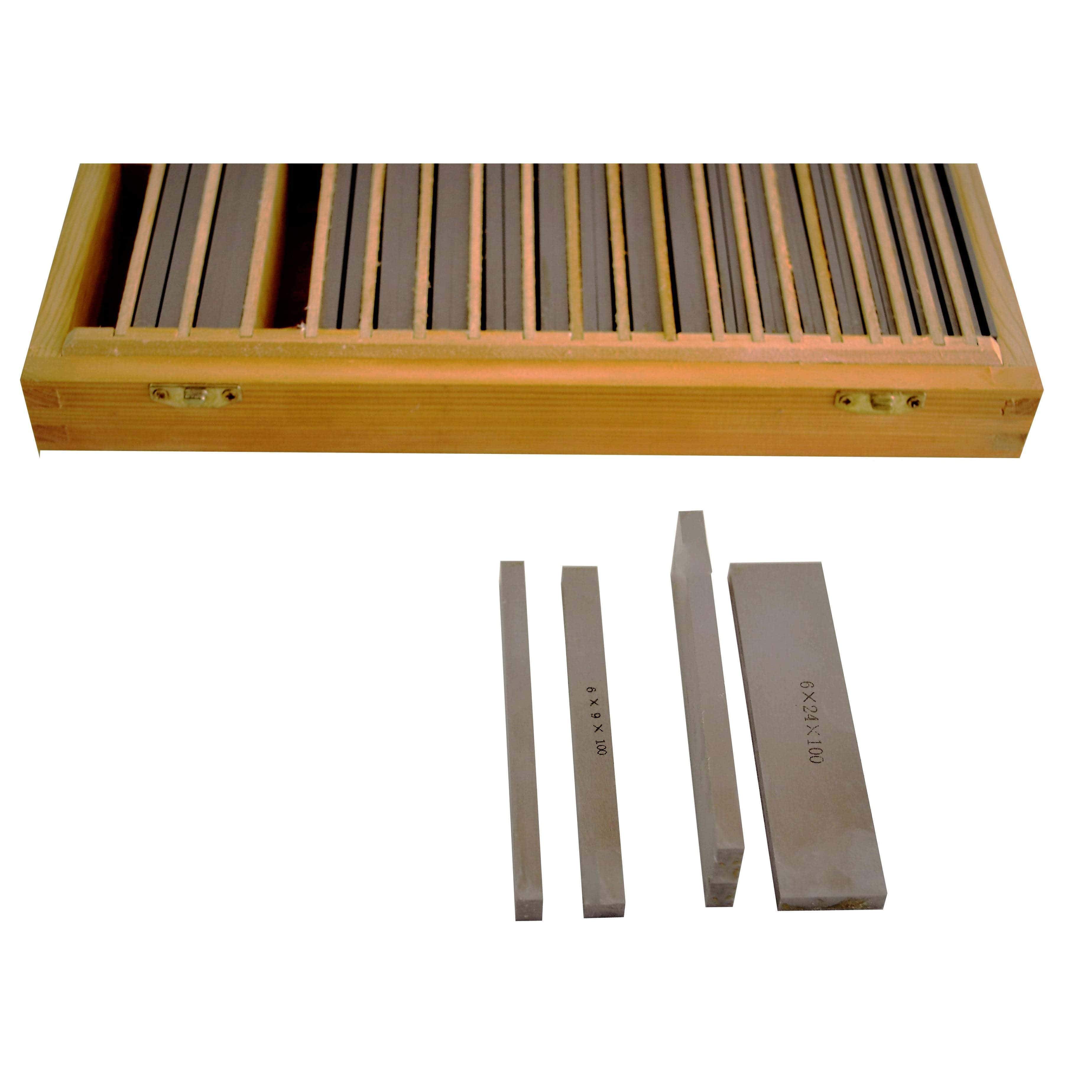 Twin Eagle Imports parallel sets 20 Pairs Parallel Steel Gauge Block Set 40 Piece 100mm Length