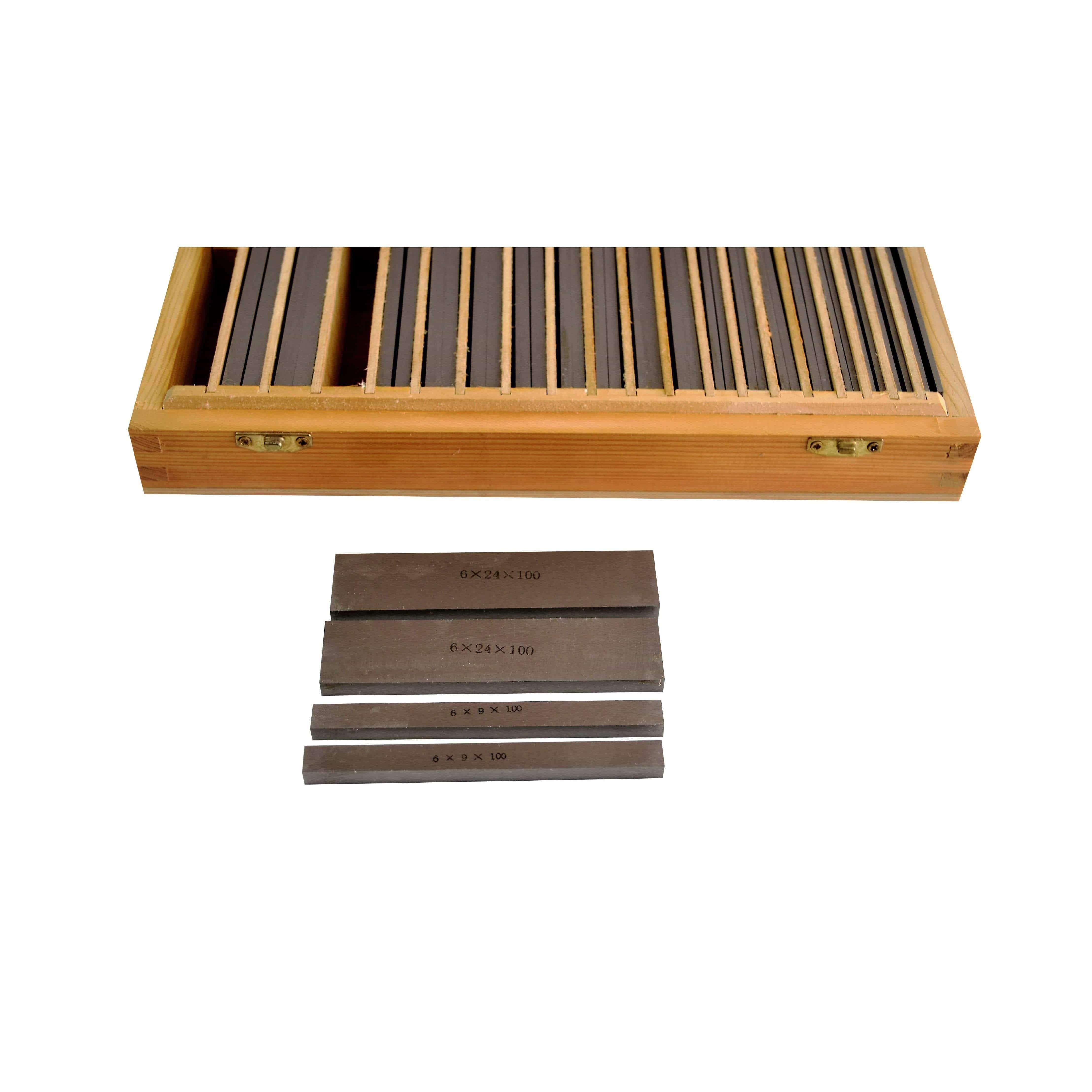 Twin Eagle Imports parallel sets 20 Pairs Parallel Steel Gauge Block Set 40 Piece 100mm Length