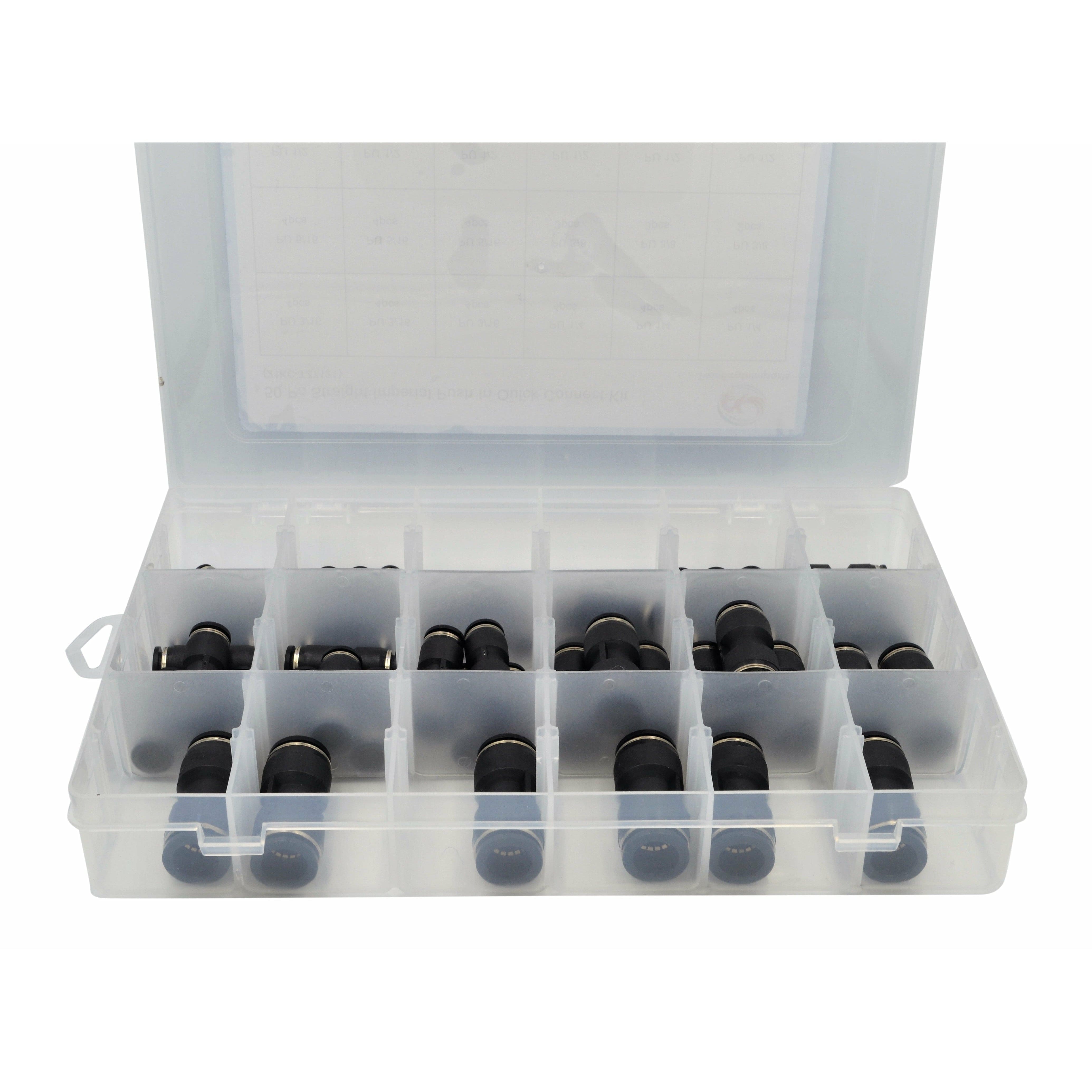 Twin Eagle Imports Quick Connect 50 pc Imperial Quick Connect Grab Kit Assortment