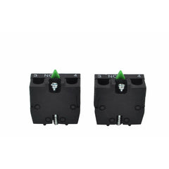 Twin Eagle Imports Switch x2 XEN-L1111 Generic Green Plunger NO Contact Block Switch