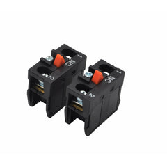 Twin Eagle Imports Switch x2 XEN-L1121 Generic Red Plunger NC Contact Block Switch