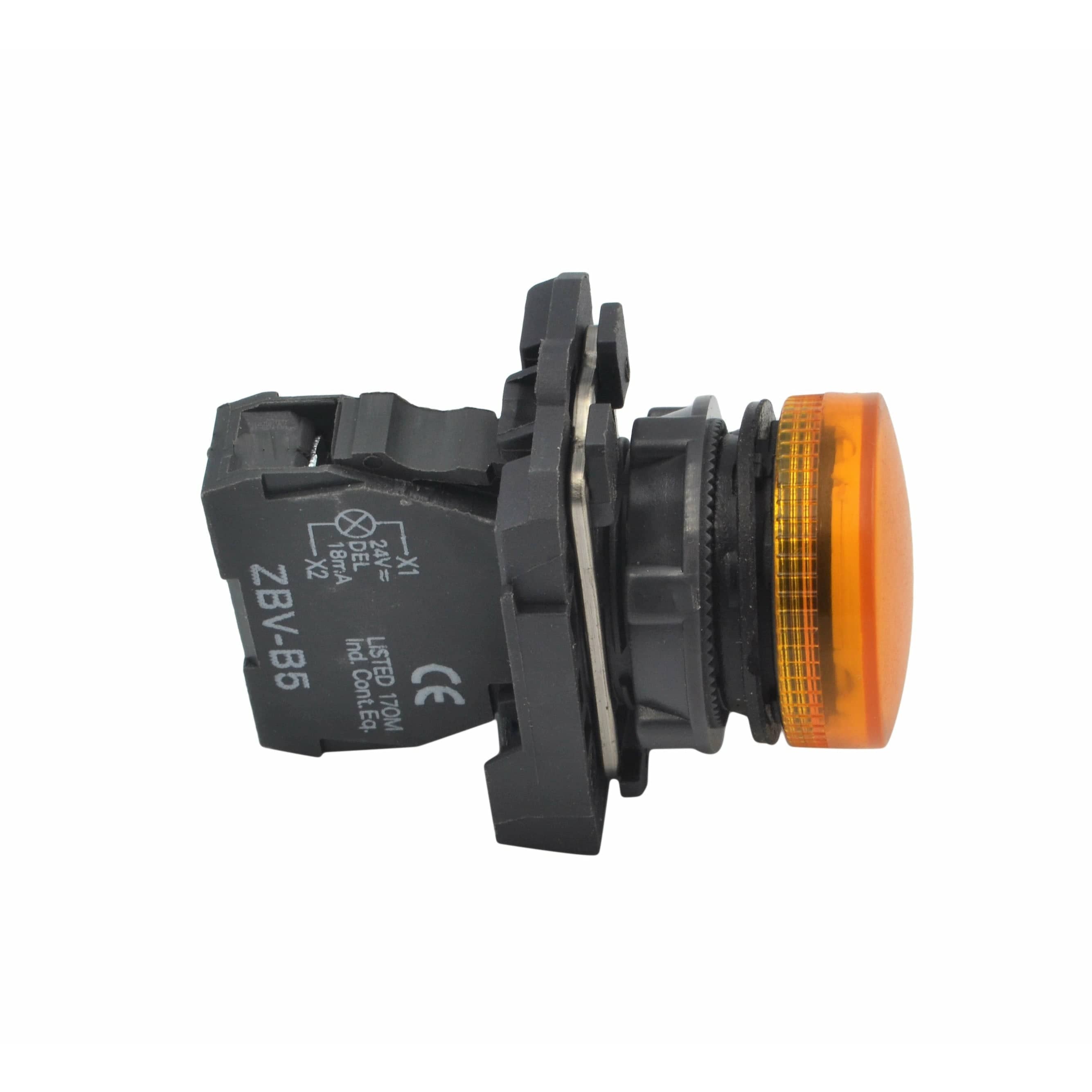 Twin Eagle Imports Switch XB5AVB5 Generic Yellow LED Panel Mount Indicator