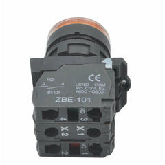 Twin Eagle Imports Switch XB5AW35B5 Generic Yellow LED Panel Mount Indicator Switch