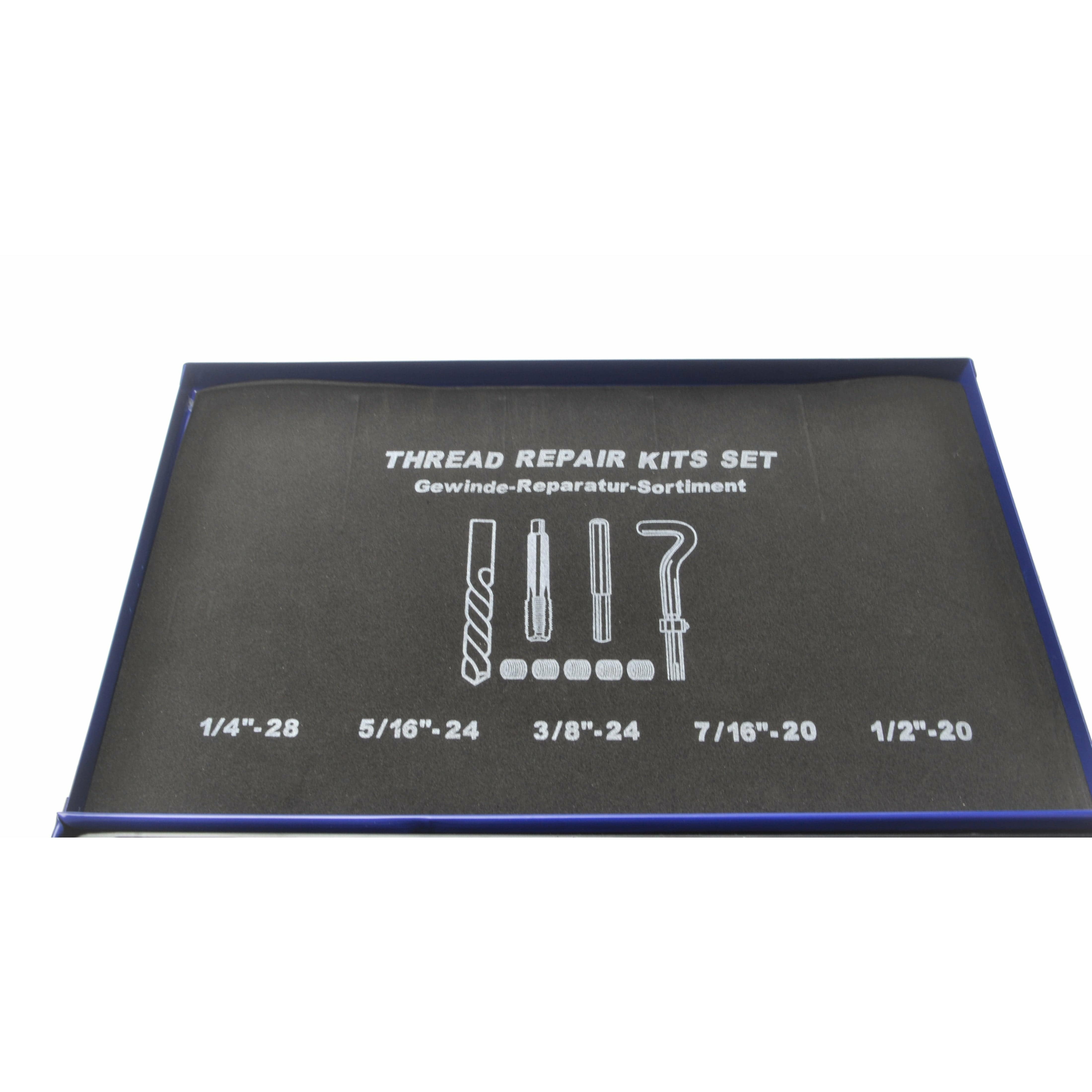 Twin Eagle Imports Thread Repair Imperial UNF Helicoil Thread Repair Kit 1/4 up to 1/2
