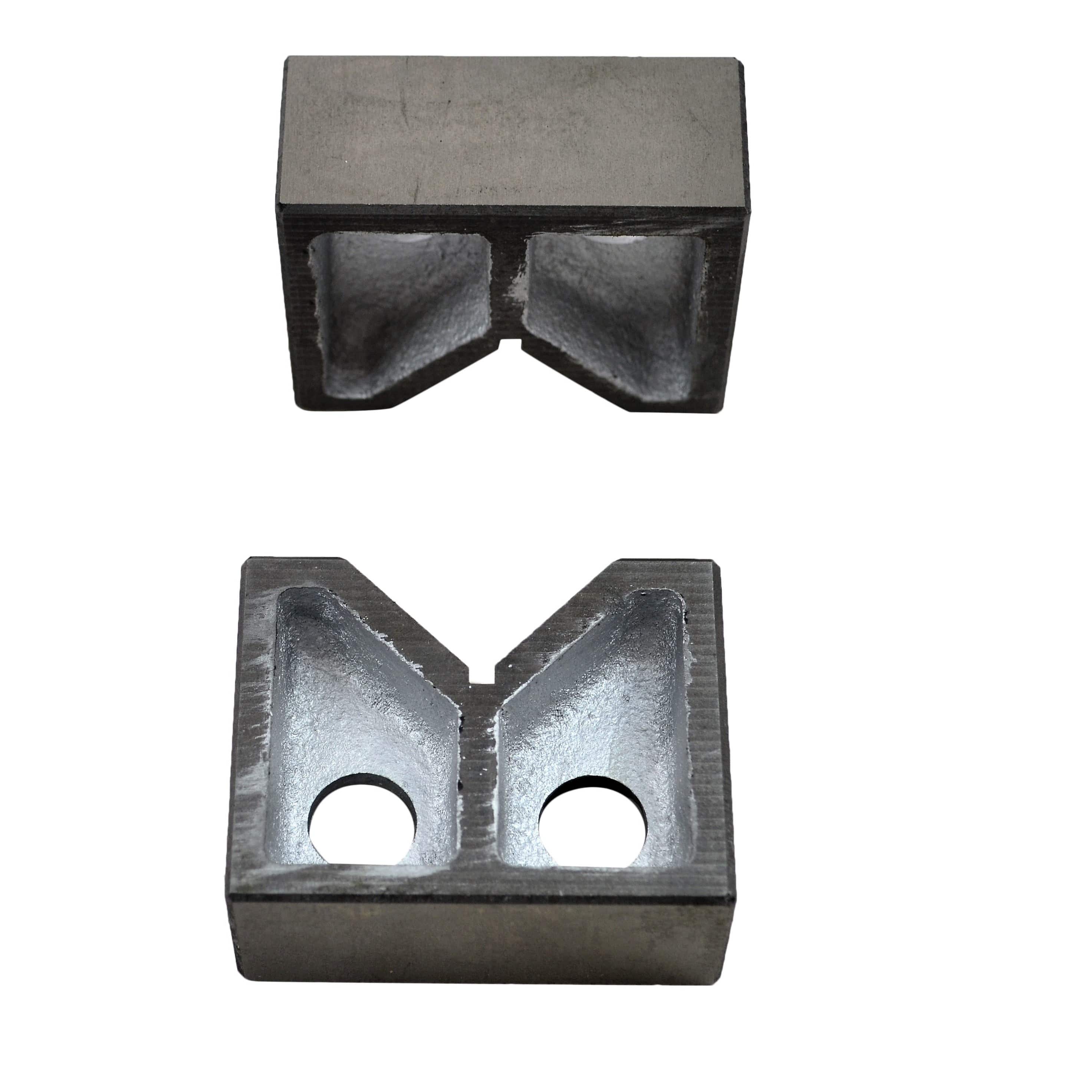 Twin Eagle Imports V Block Premium 3" Cast Iron V Block Set for Precision Milling
