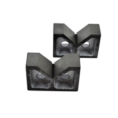 Twin Eagle Imports V Block Premium 4" Cast Iron V Block Set for Precision Milling