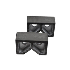Twin Eagle Imports V Block Premium 4" Cast Iron V Block Set for Precision Milling