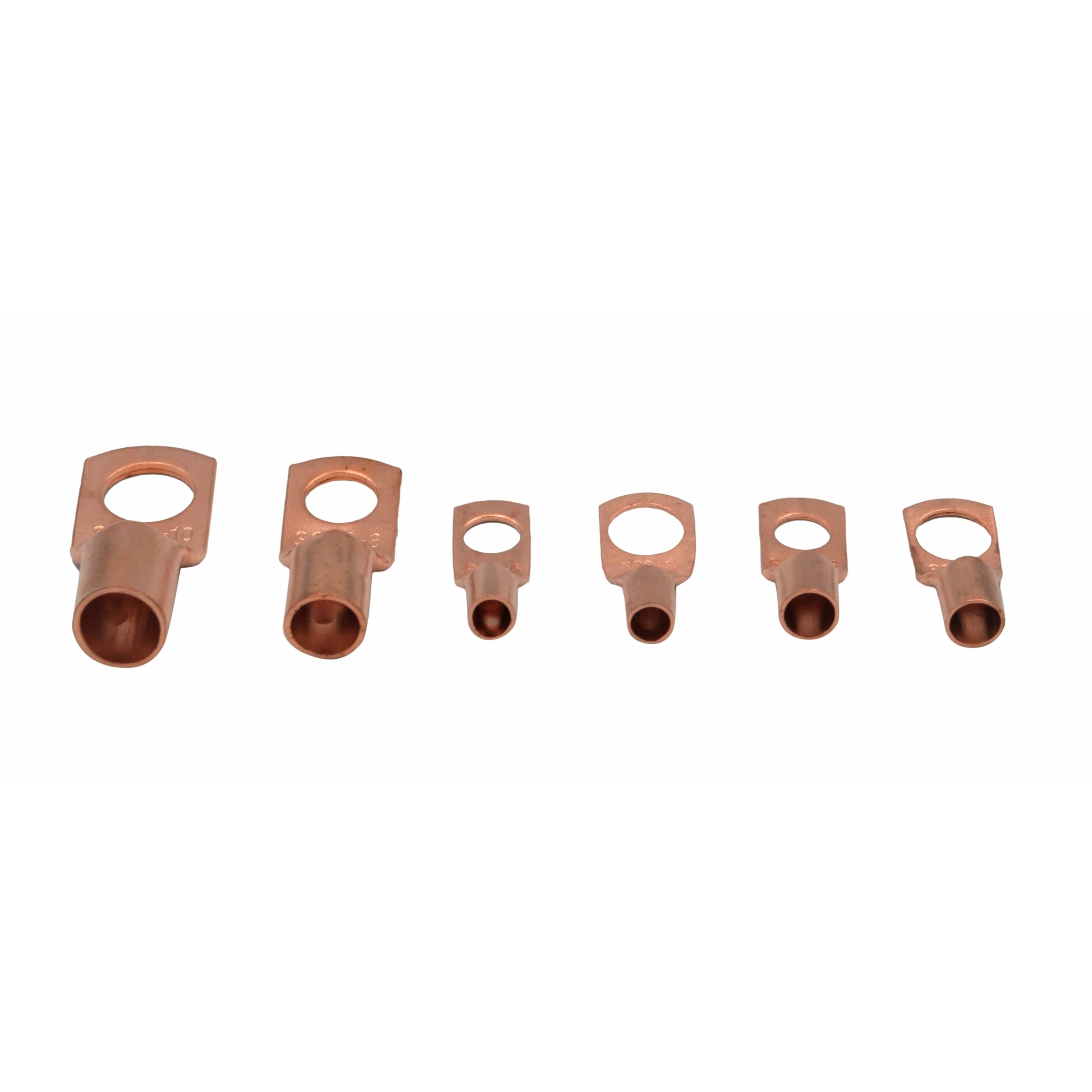 Twin Eagle Imports Wire Terminals & Connectors 200pc Large Gauge Copper Lug Terminal Kit