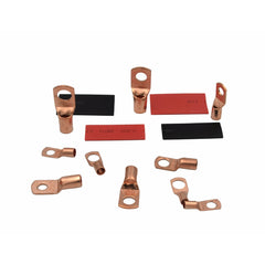 Twin Eagle Imports Wire Terminals & Connectors 200pc Large Gauge Copper Lug Terminal Kit