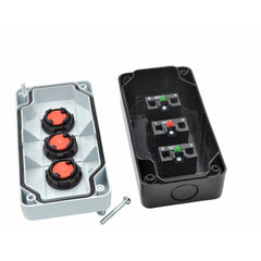 XALB324 Three Pole Control Station NO/NC with plunger stop - Twin Eagle Imports